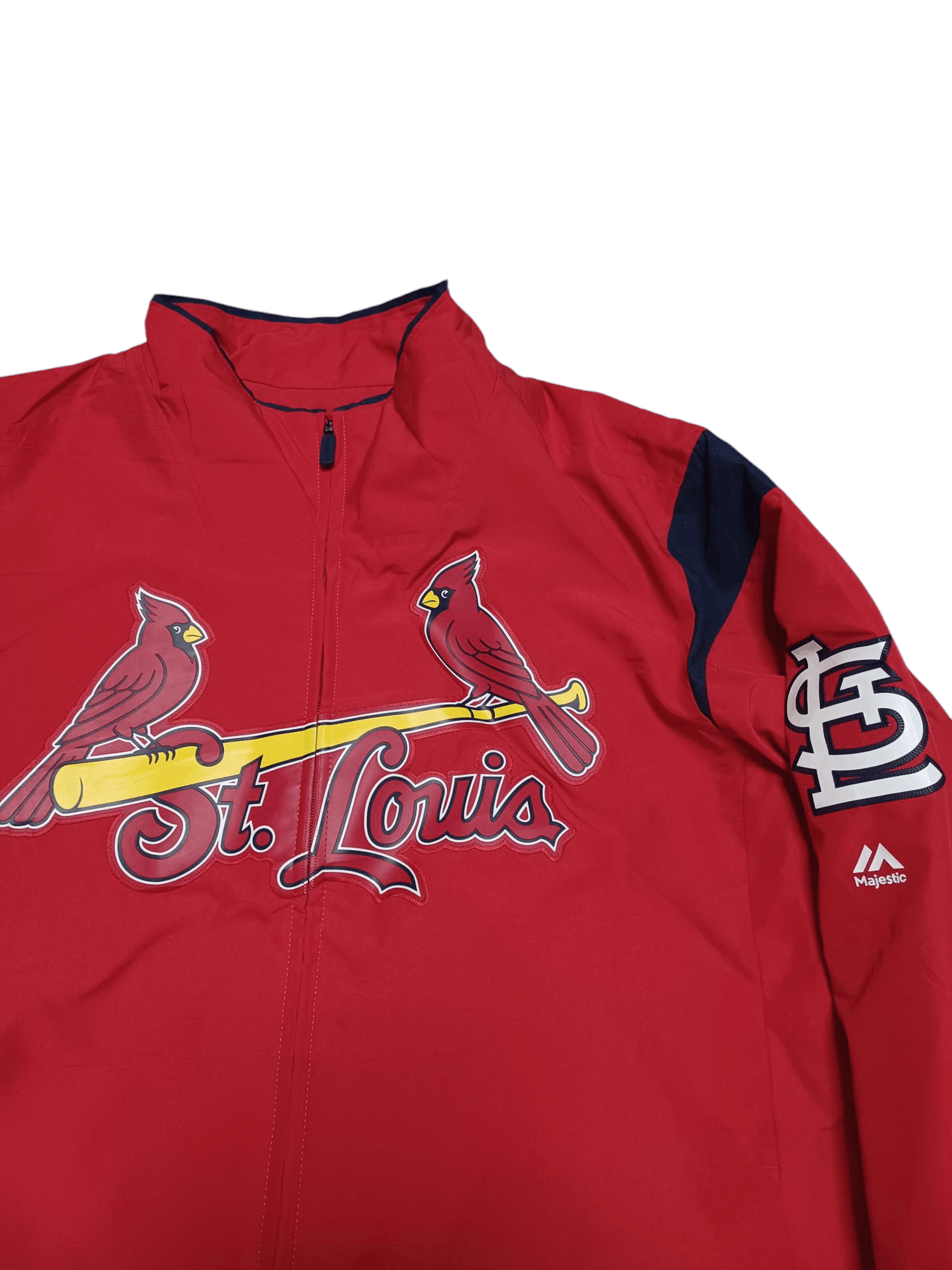 Majestic ST LOUIS CARDINALS BIGLOGO MAJESTIC MLB NYLON JACKET Size US L / EU 52-54 / 3 - 2 Thumbnail