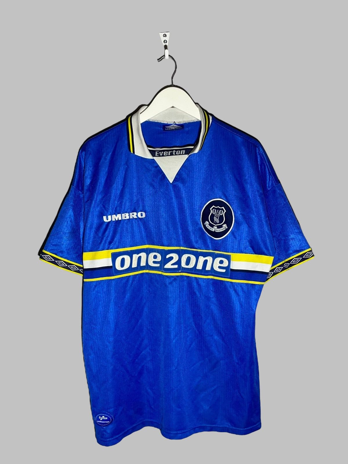 Umbro × Vintage Everton Umbro 1998/99 Home Vintage Football Shirt Size US XL / EU 56 / 4 - 1 Thumbnail