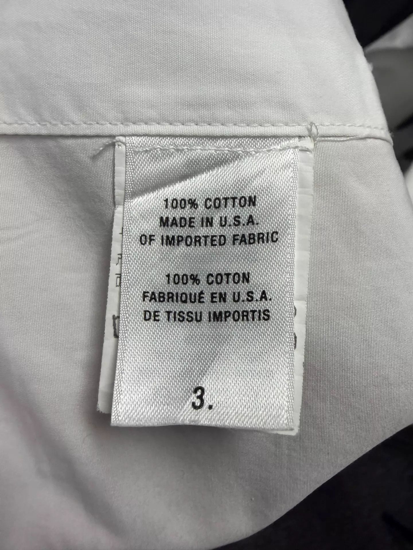 Thom Browne Thom Browne Double Sleeve Tab White Poplin Shirt Size 3 Size US L / EU 52-54 / 3 - 5 Thumbnail