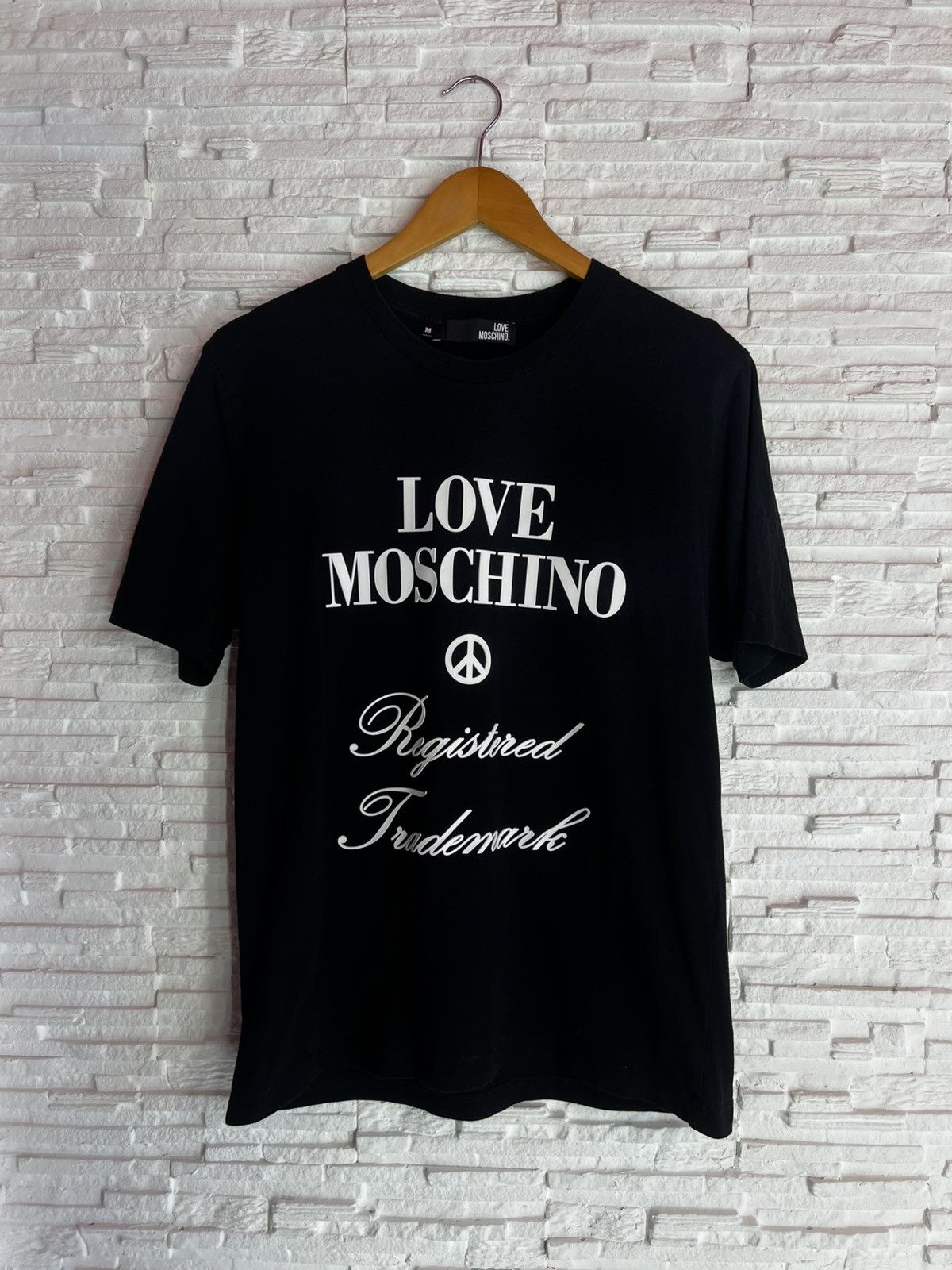 Moschino Love Moschino Logo T-Shirt Black M Size US M / EU 48-50 / 2 - 2 Thumbnail
