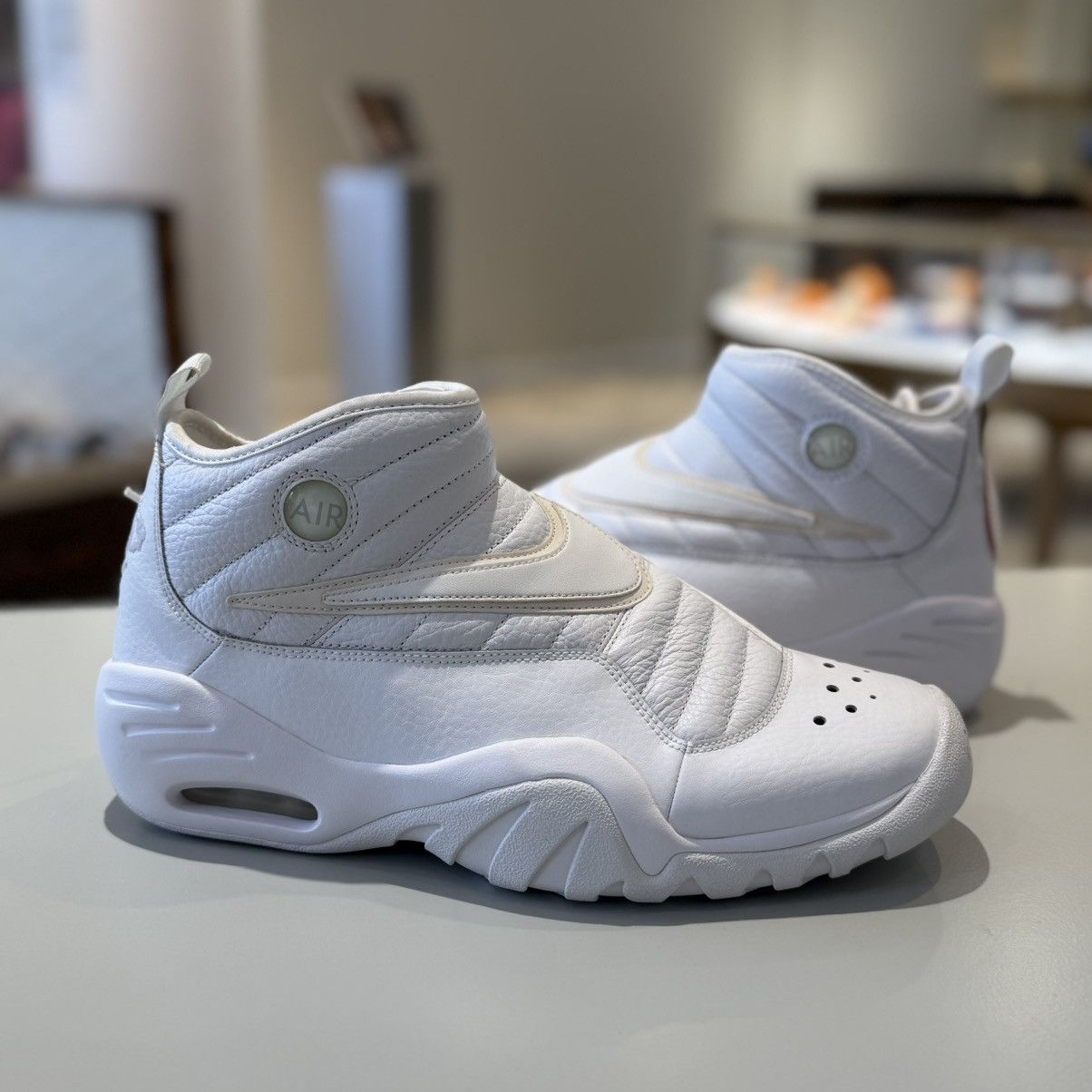 Nike Nike Air Shake NDestrukt Triple White Size US 11 / EU 44 - 2 Thumbnail