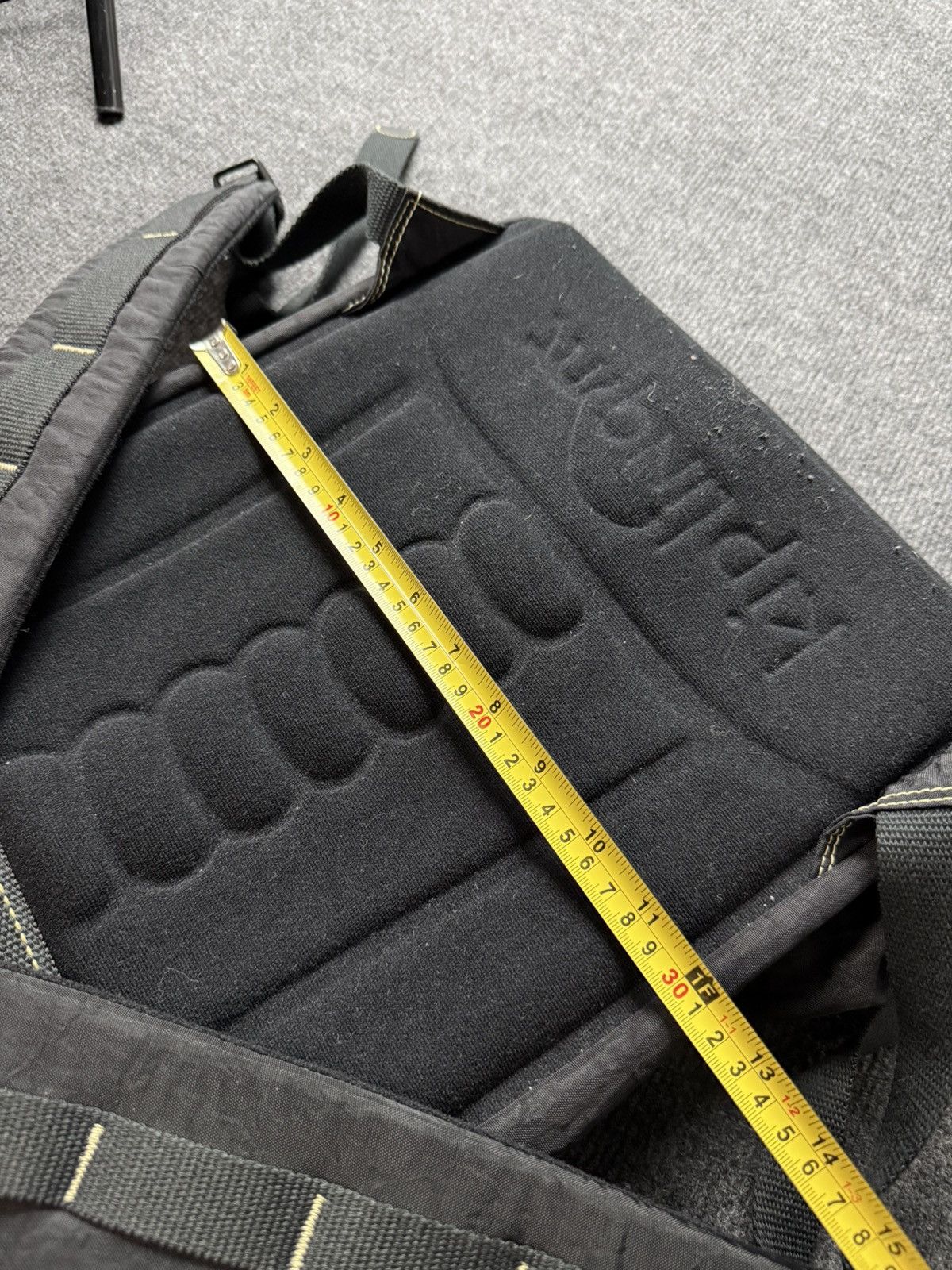 Vintage Kipling Backpack Black Outdor Nylon Y2K Big Logo Rucksack Size ONE SIZE - 14 Thumbnail