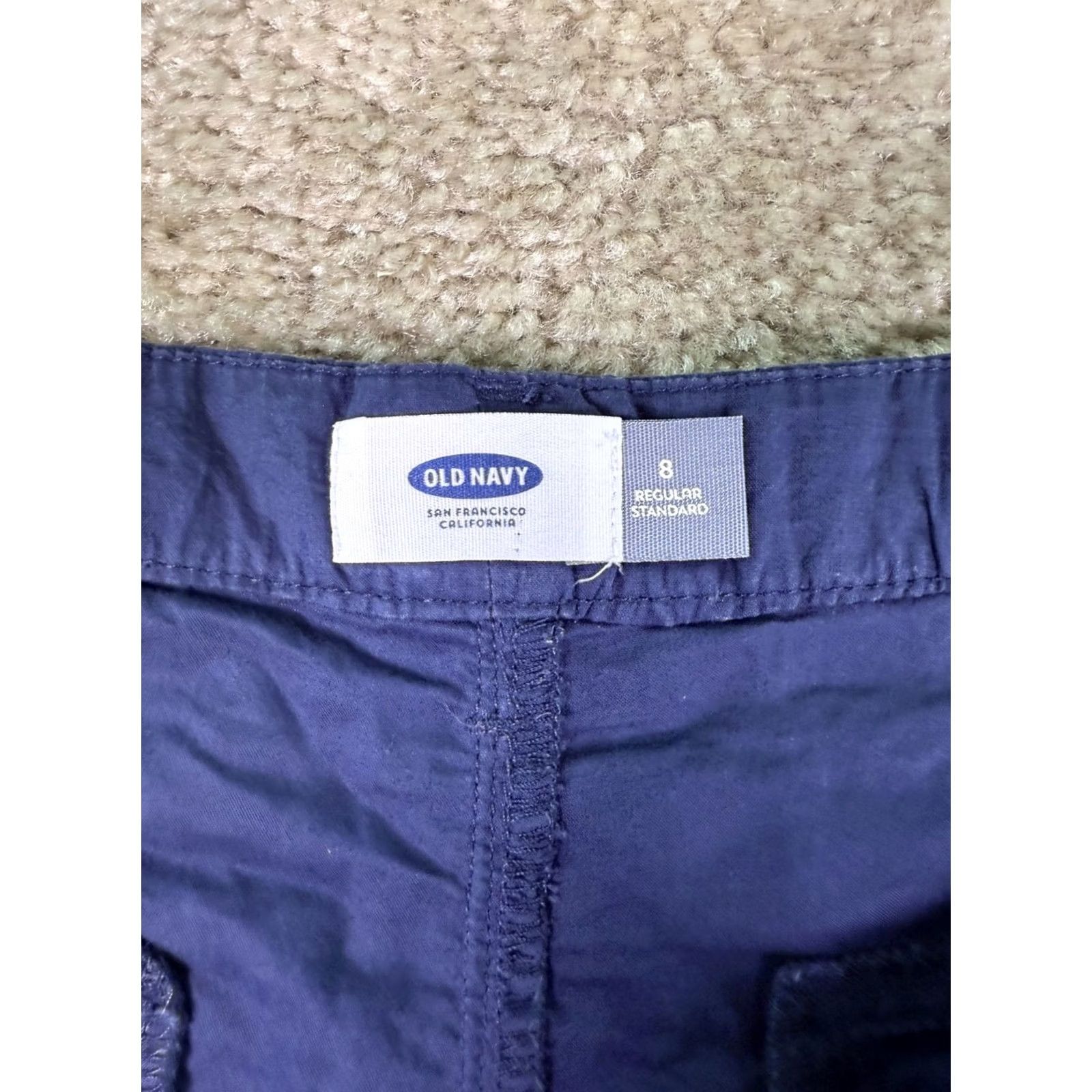 Old Navy Old Navy Shorts Womens Size 8 Blue Eyelet Cotton 34” Size 30" / US 8 / IT 44 - 3 Thumbnail