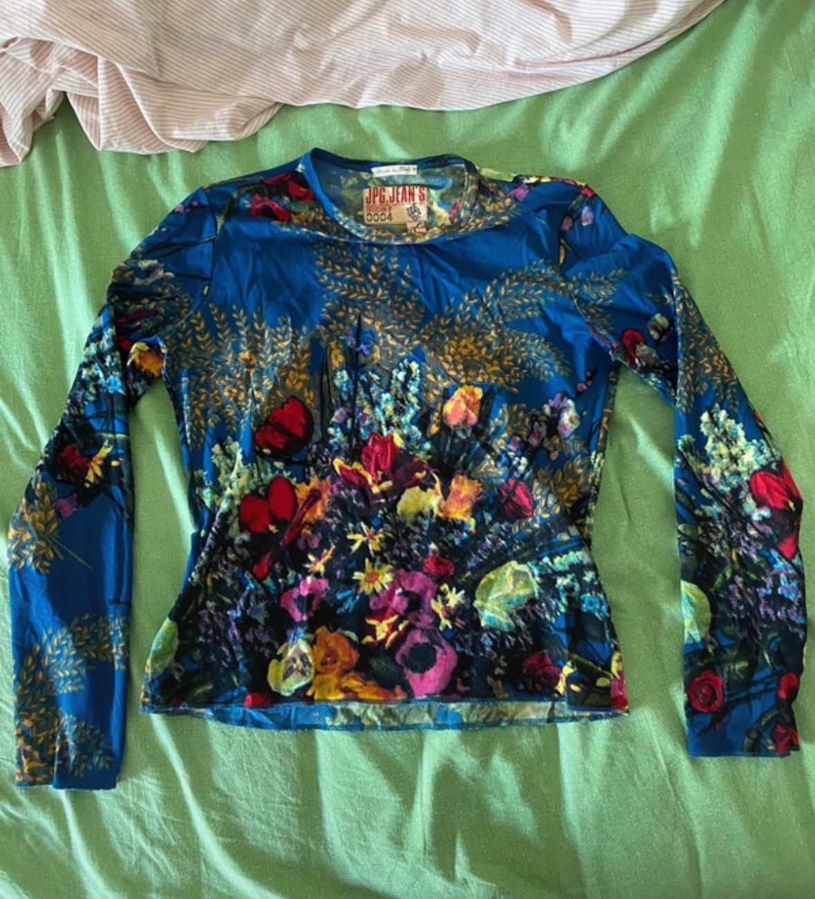 JPG JEANS FLORAL PRINTED LONG SLEEVE