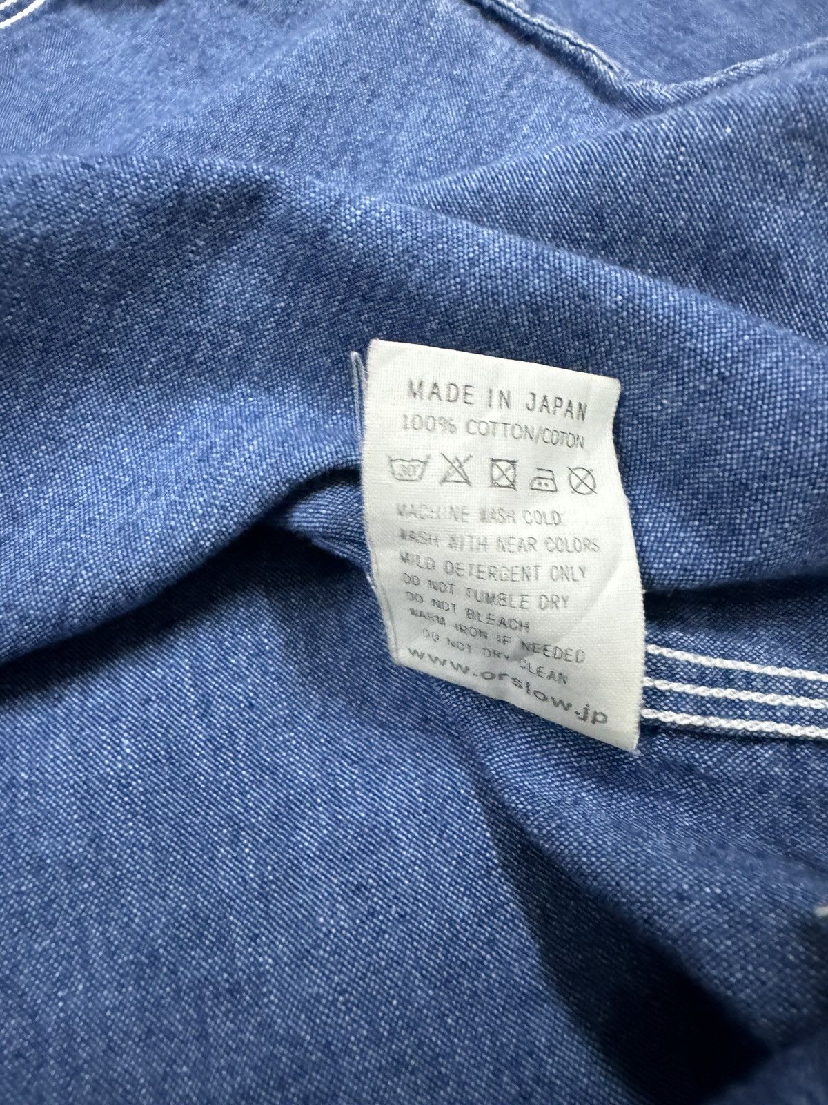 Orslow Orslow Ww11 Usn Inspired Chambray Blue Button Ups Size US S / EU 44-46 / 1 - 17 Thumbnail