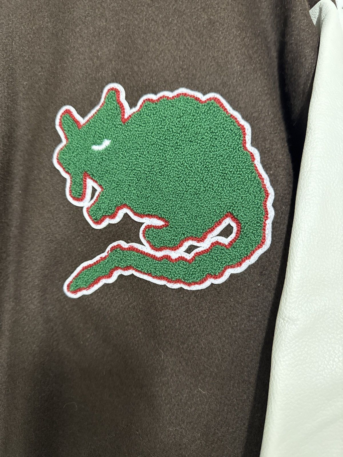 Stray Rats Stray Rats Brown Varsity Jacket 10 Year Anniversary Size US L / EU 52-54 / 3 - 4 Thumbnail