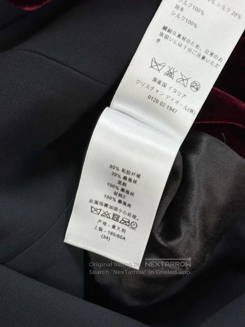 Dior Dior Velvet lapel sleeveless long vest Size XXS / US 00 / IT 34 - 7 Thumbnail