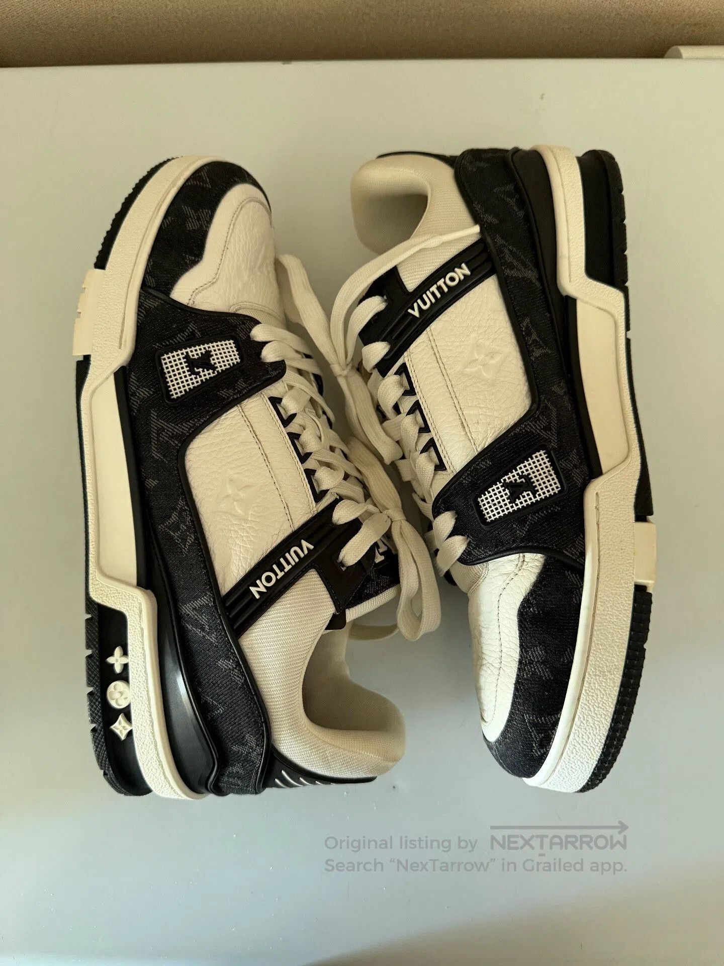 Louis Vuitton Louis Vuitton Trainer Panda Sneakers. Size US 9.5 / EU 42-43 - 8 Thumbnail