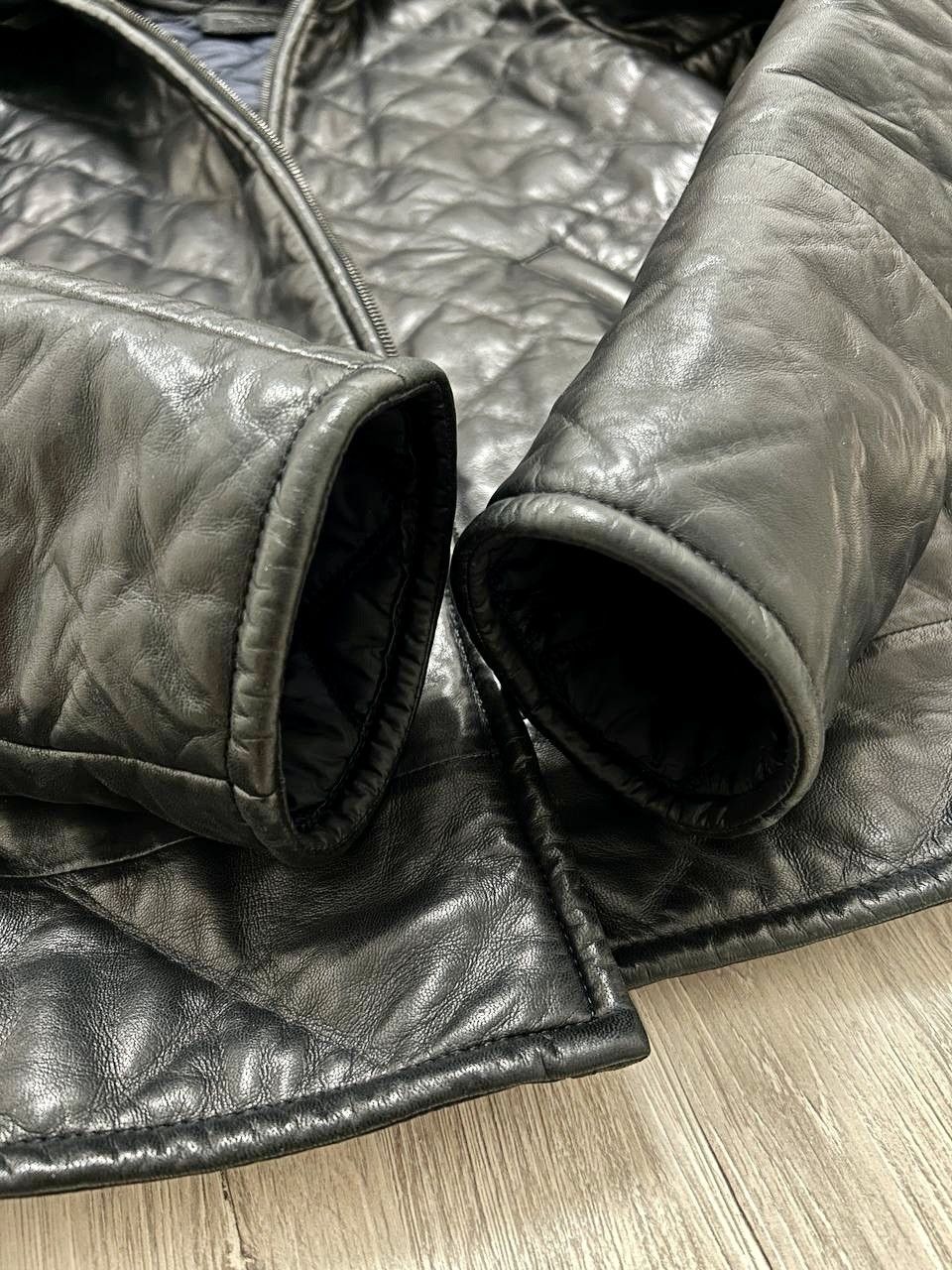 Prada Prada Mainline Luxurious Dark Ink Nappa Lamb Quilted Jacket Size US M / EU 48-50 / 2 - 8 Thumbnail