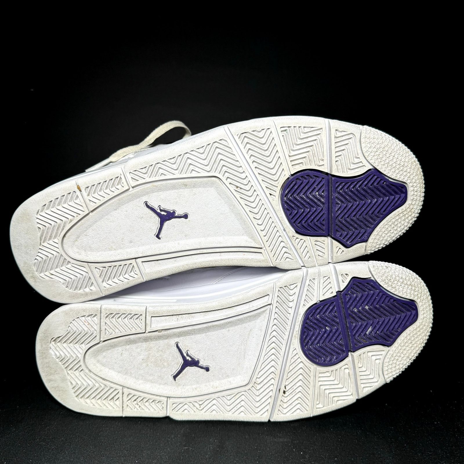 Jordan Brand × Nike Size 9.5 - Air Jordan 4 Retro Purple Metallic Men's Shoes Size US 9.5 / EU 42-43 - 8 Thumbnail
