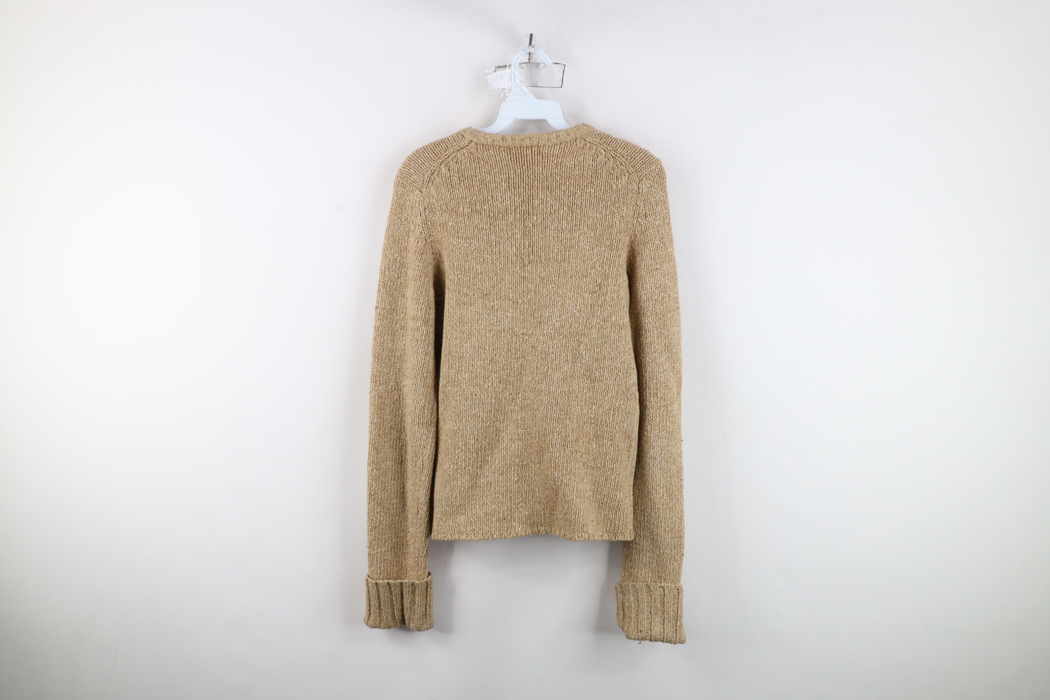 J.Crew Vintage 90s J Crew Wool Blend Ribbed Knit Crewneck Sweater Size M / US 6-8 / IT 42-44 - 11 Thumbnail