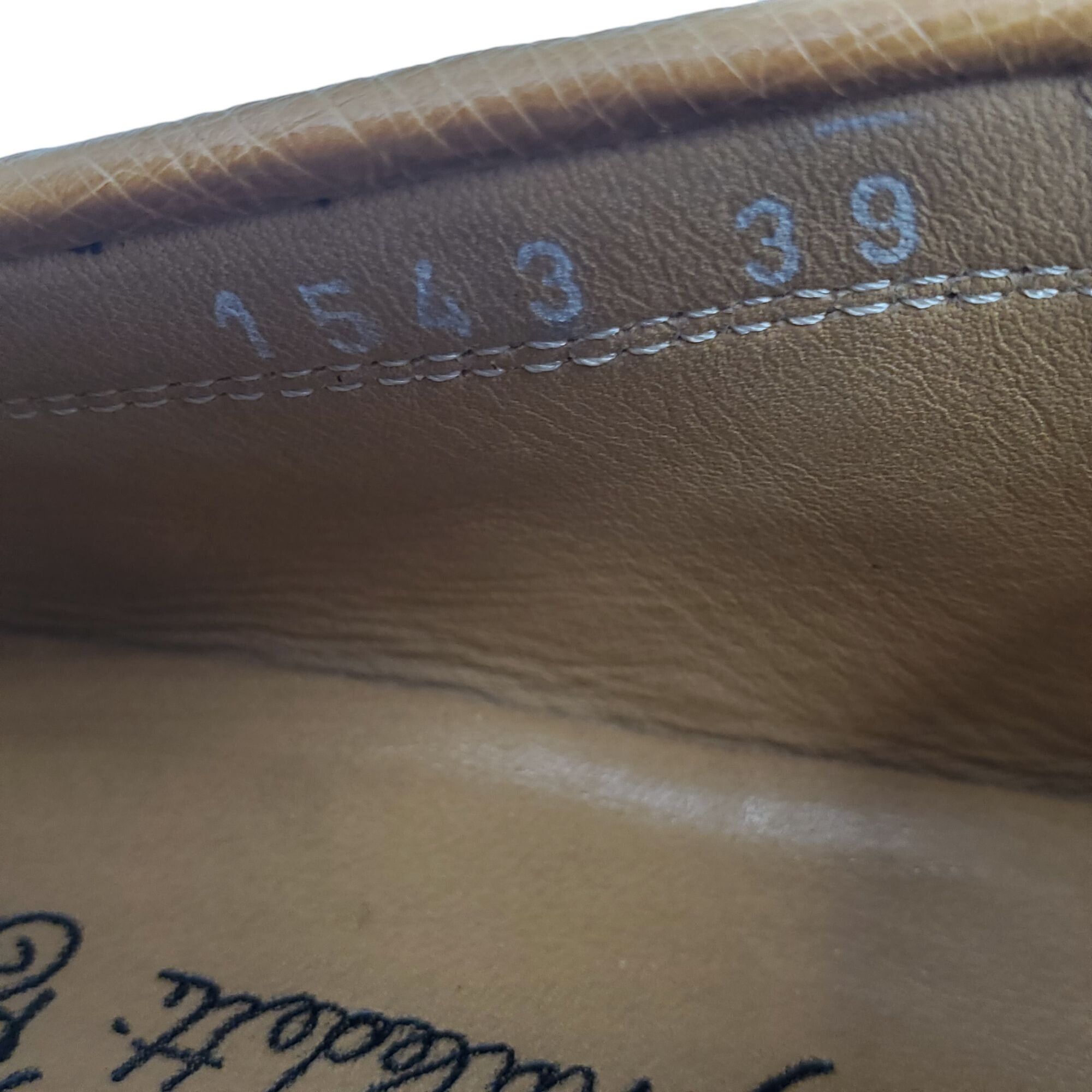 Other Italy Calzoleria Toscana Mens size 6.5 Brown Ostrich Leather Size US 6.5 / EU 39-40 - 8 Thumbnail