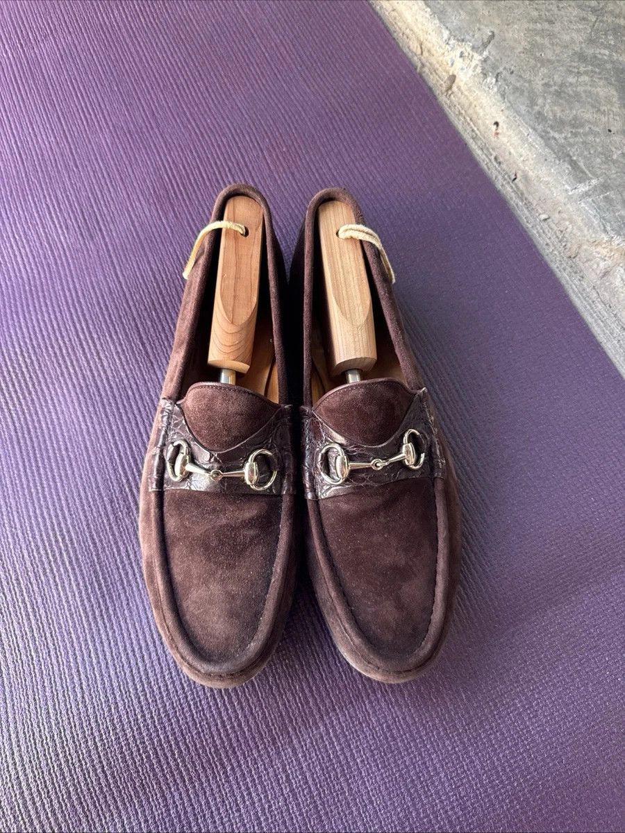 Gucci Gucci Horsebit Loafers 9 D Brown Suede Leather | Grailed display picture 2