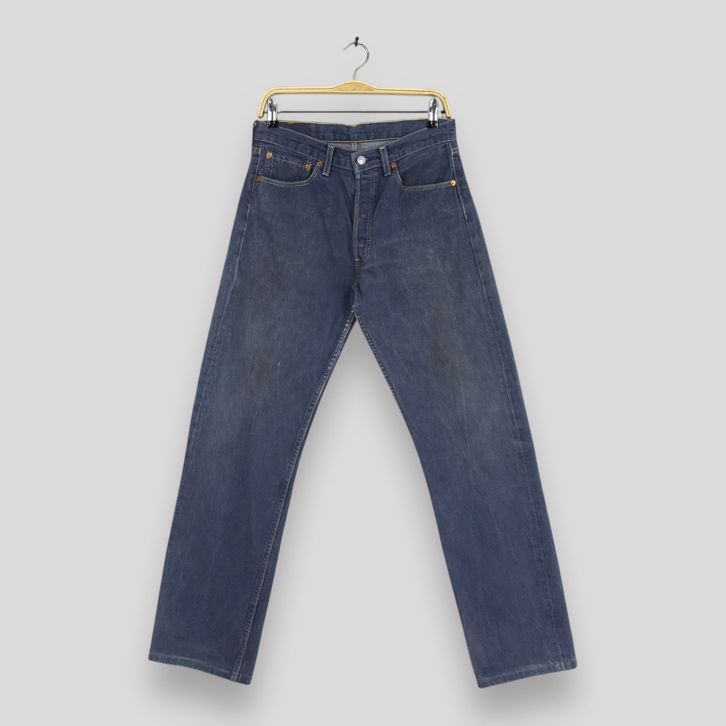 Levi's Size 29x30 Vintage 90s Levi's 501 Straight Leg Jeans S1630 Size US 29 - 1 Thumbnail