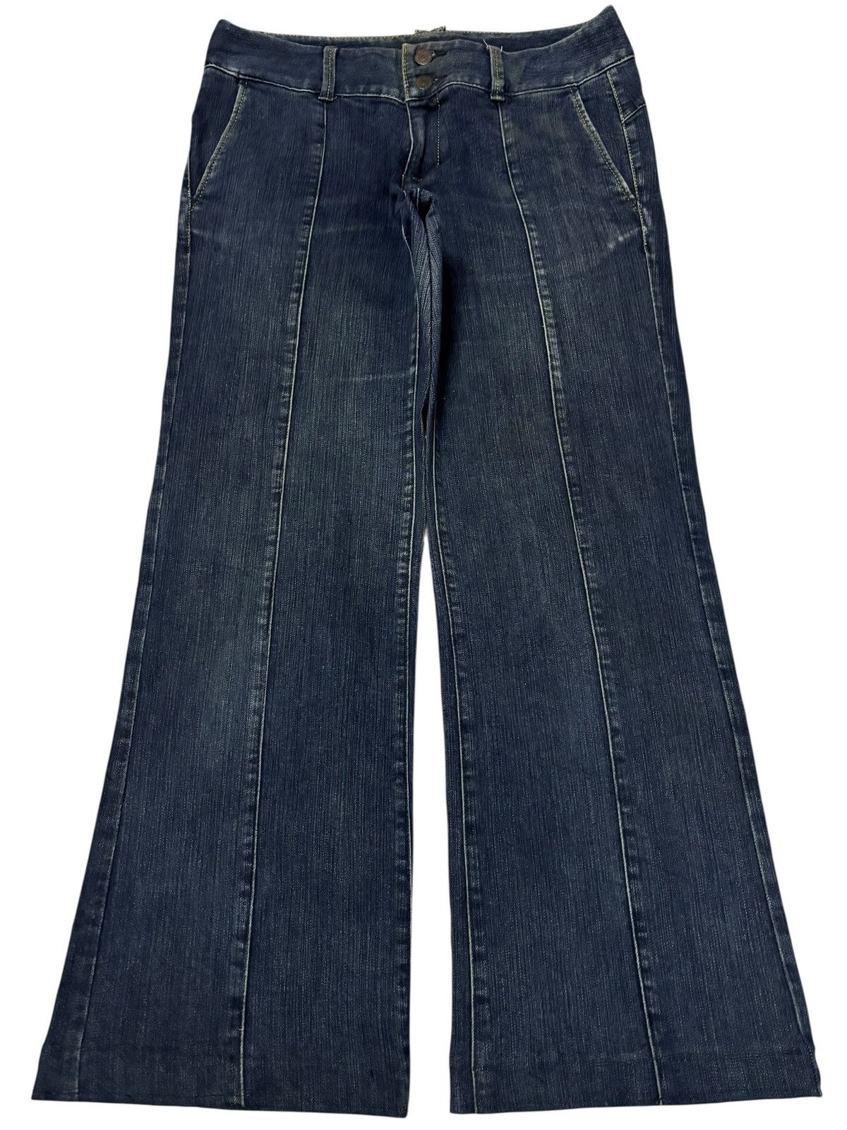 Eddie Bauer Vtg Eddie Bauer Japan Bootcut Cropped Jeans Size 30" / US 8 / IT 44 - 1 Thumbnail