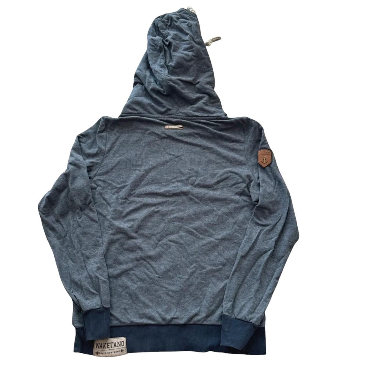 Naketano Naketano Women's Hoodie Sweatshirt Jumper Size S Blue Hooded Size S / US 4 / IT 40 - 5 Thumbnail