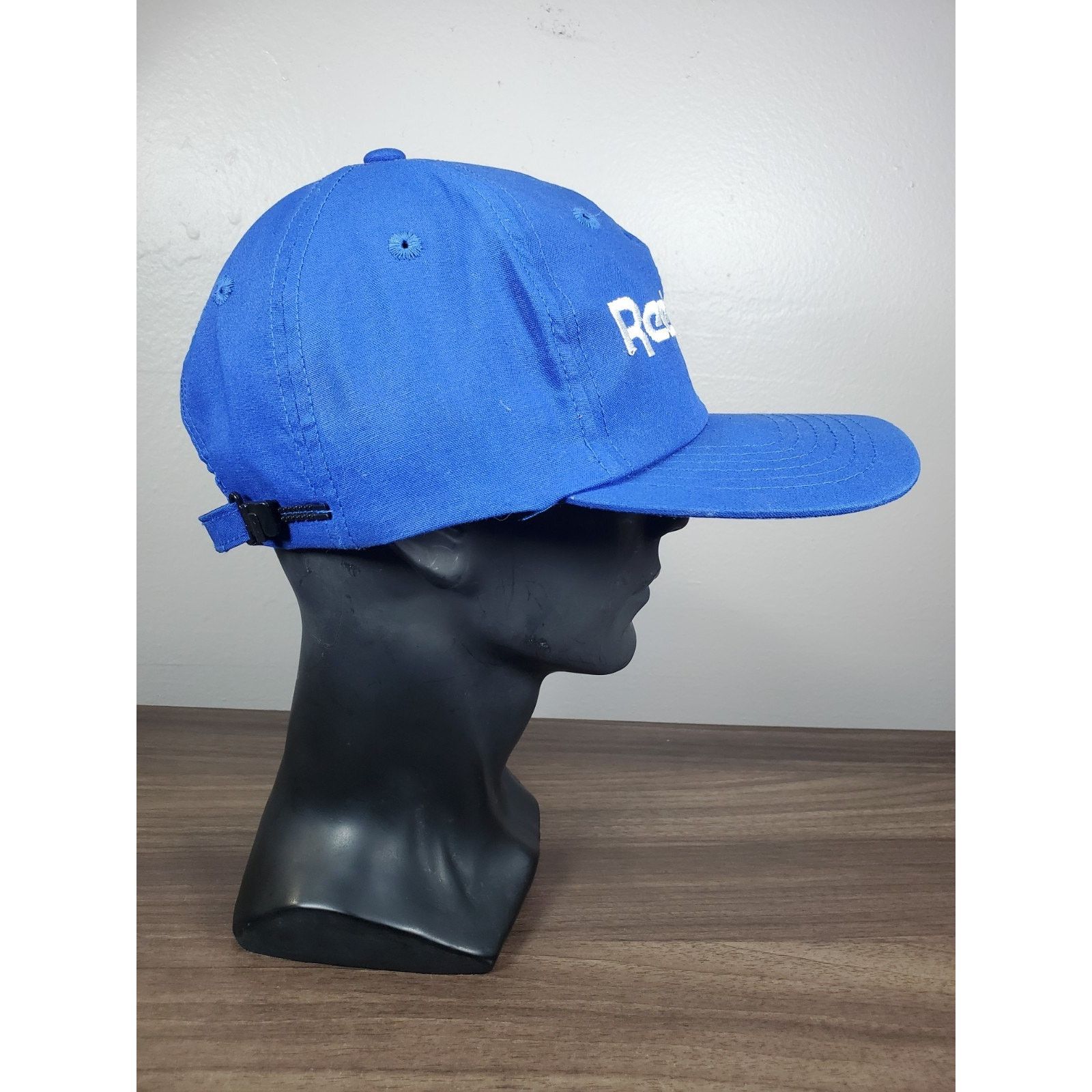 Reebok × Vintage Vintage REEBOK Hat Blue Slide Adjustable Baseball Cap 90s Size ONE SIZE - 5 Thumbnail