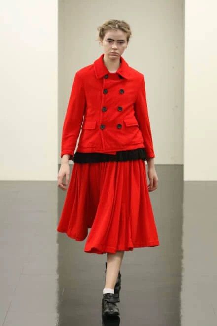 Comme des Garcons Comme Des Garcons Wool skirt with large hem Size 37" - 8 Thumbnail