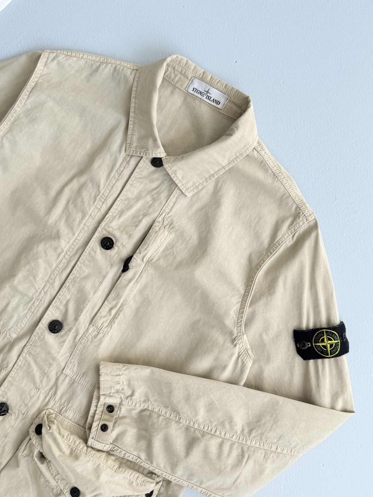 Stone Island Stone Island Tela Smerigliata Garment Dyed Jacket Pocket Size US L / EU 52-54 / 3 - 9 Thumbnail
