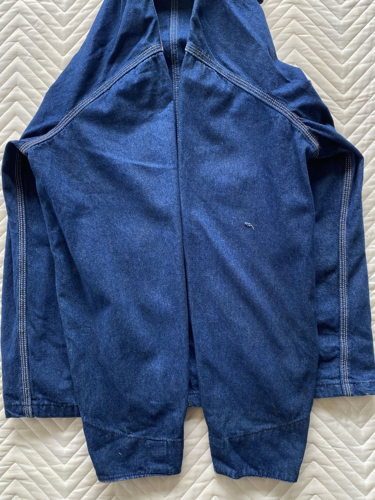 Carhartt 🔨 Vintage 80s/90s Carhartt Denim Chore Jacket - Made in USA Size US L / EU 52-54 / 3 - 5 Thumbnail