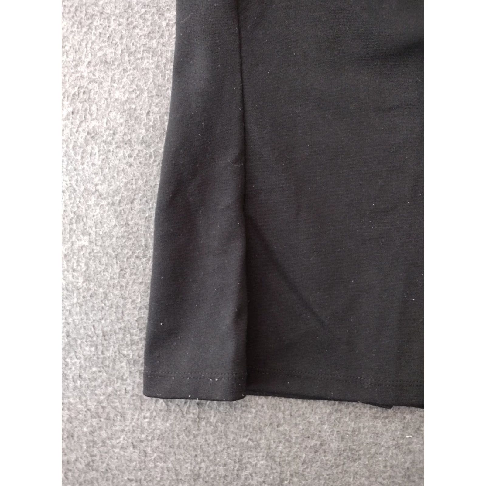Ann Taylor Ann Taylor Women's Tank XS Black Cowl Neck Sleeveless Top with Zipper, Regular Fit, Blended Fabric, All Seasons, 90s Theme, Casual, White? Size XS / US 0-2 / IT 36-38 - 7 Thumbnail