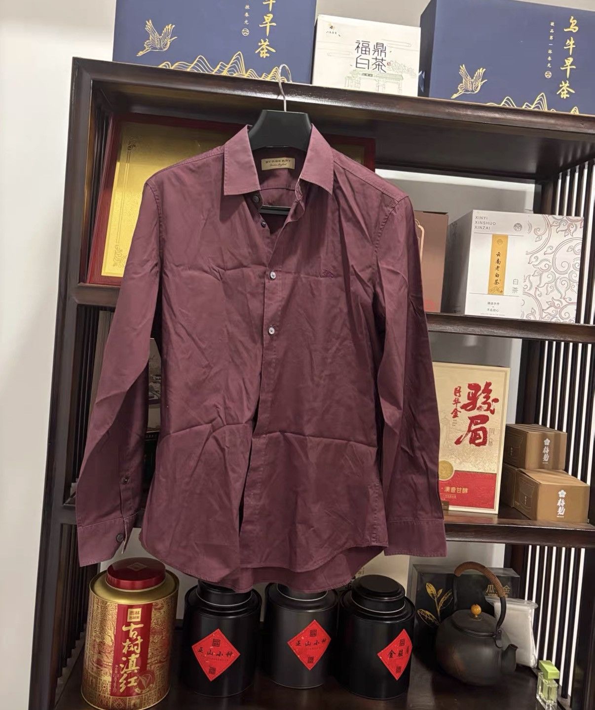 Burberry Burberry Long Sleeve Shirt J2 Size US M / EU 48-50 / 2 - 1 Thumbnail