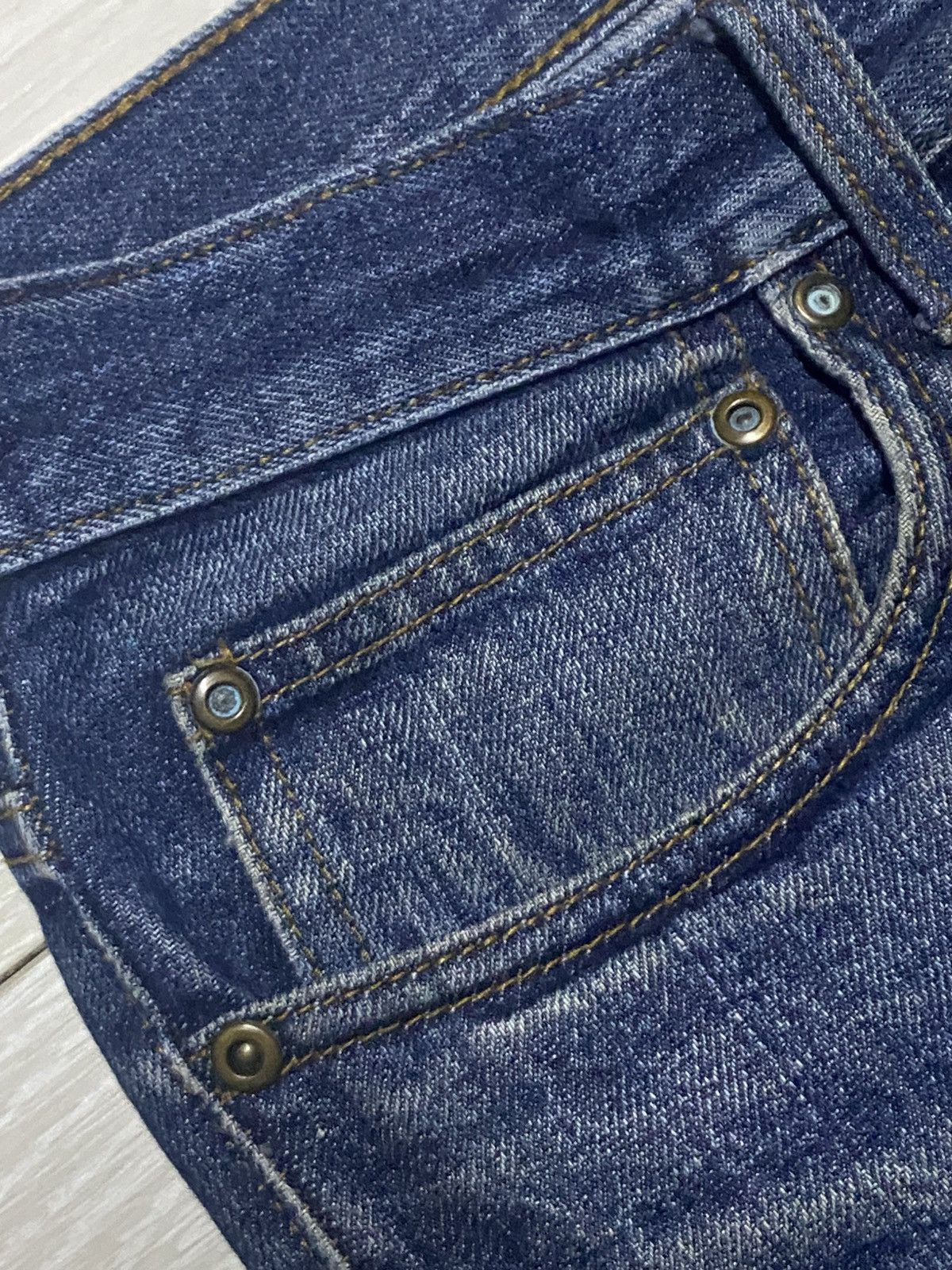 Japanese Brand Vintage Japanese Brand Sand Fade Wash Distressed Loose Jeans Size US 32 / EU 48 - 9 Thumbnail