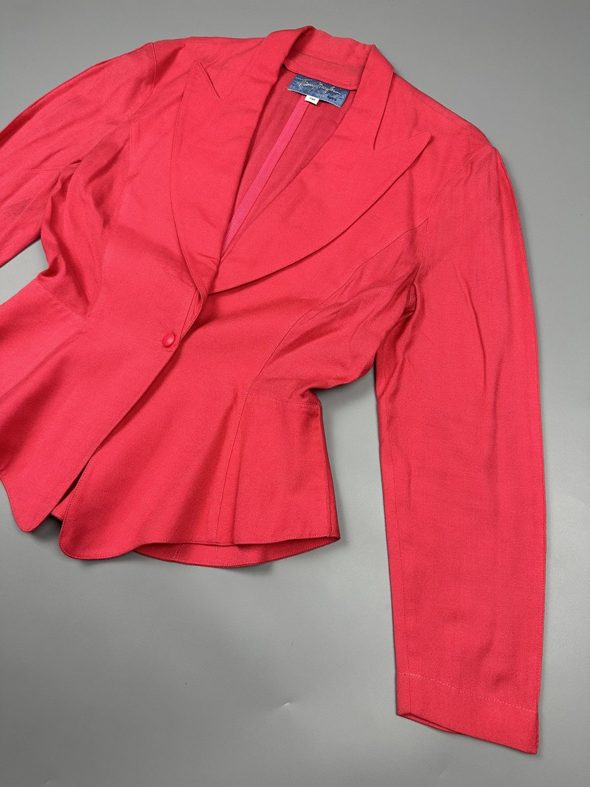 Thierry Mugler 🔥Rare🔥Vintage Thierry Mugler Paris Blazer Size L / US 10 / IT 46 - 5 Thumbnail