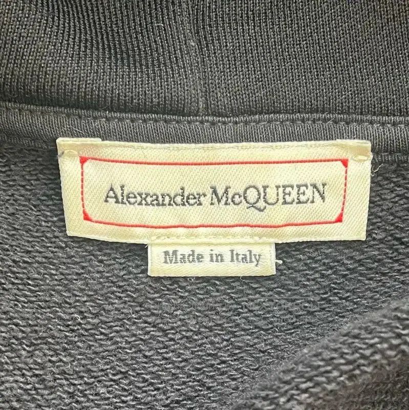 Alexander McQueen Alexander McQUEEN Black Striped Logo Hoodie . Size US XL / EU 56 / 4 - 6 Thumbnail