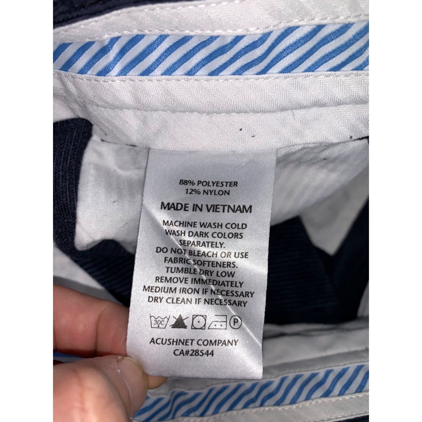 Footjoy FootJoy FJ 38x32 Corduroy Pants Blue Golf Stretch Straight Chino Regular FootJoy Men's 38 Inseam 32 Size US 38 / EU 54 - 4 Thumbnail