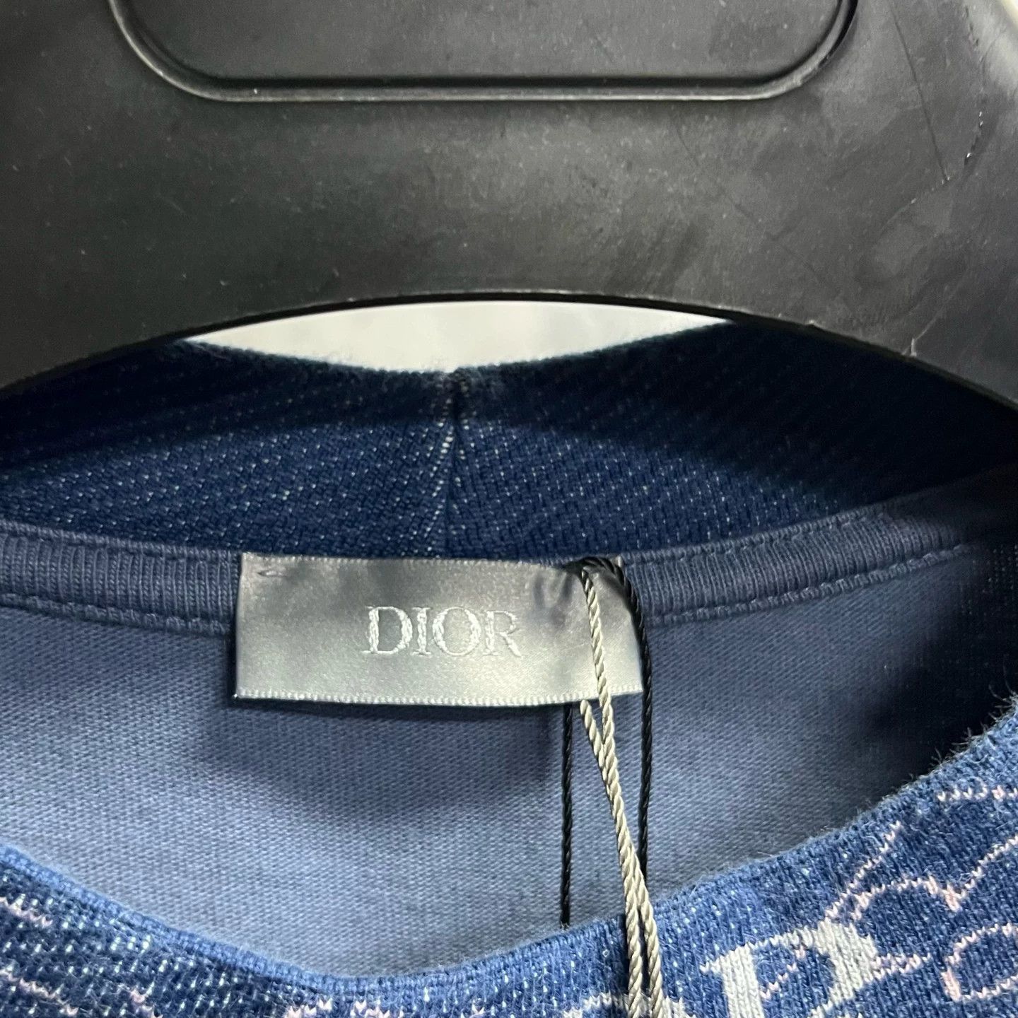 Dior Dior Embroidered Neck Pocket T-Shirt Blue Size US L / EU 52-54 / 3 - 2 Thumbnail