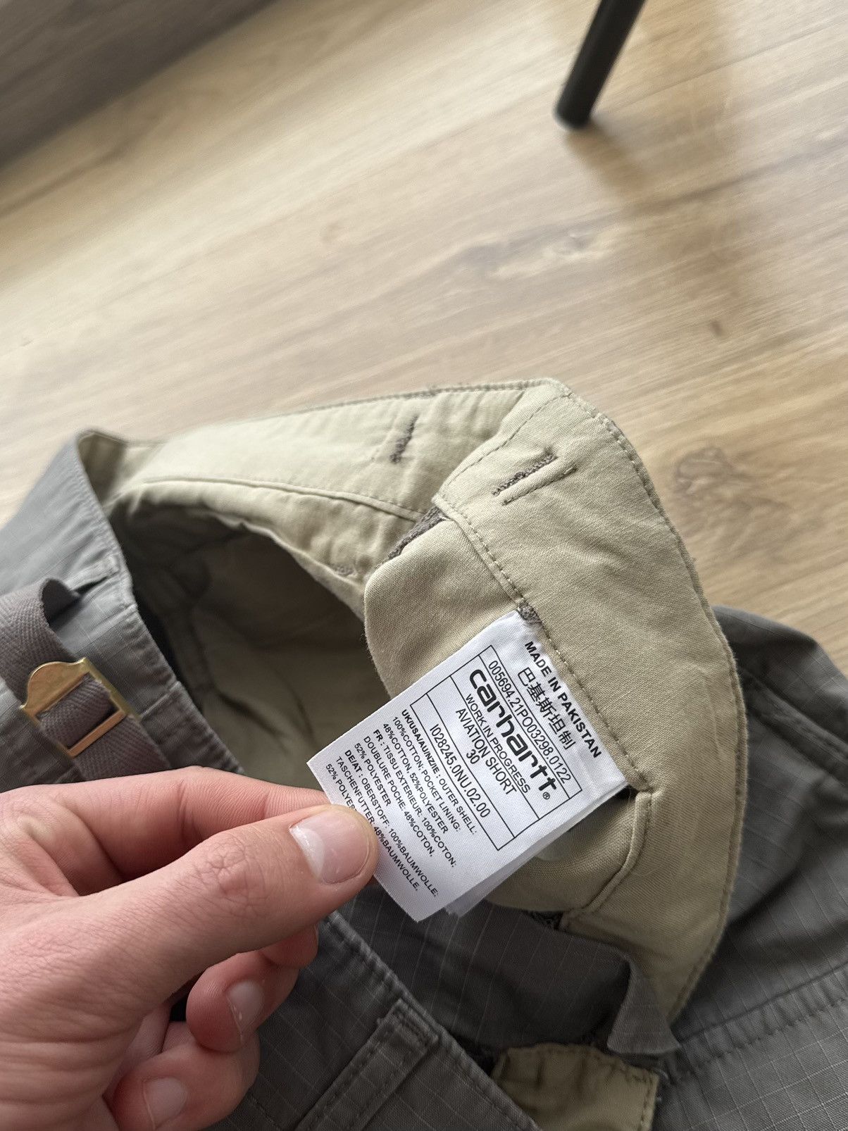 Carhartt × Vintage Vintage Carhartt Aviation Shorts Y2K Cargo Shorts Size US 30 / EU 46 - 6 Thumbnail