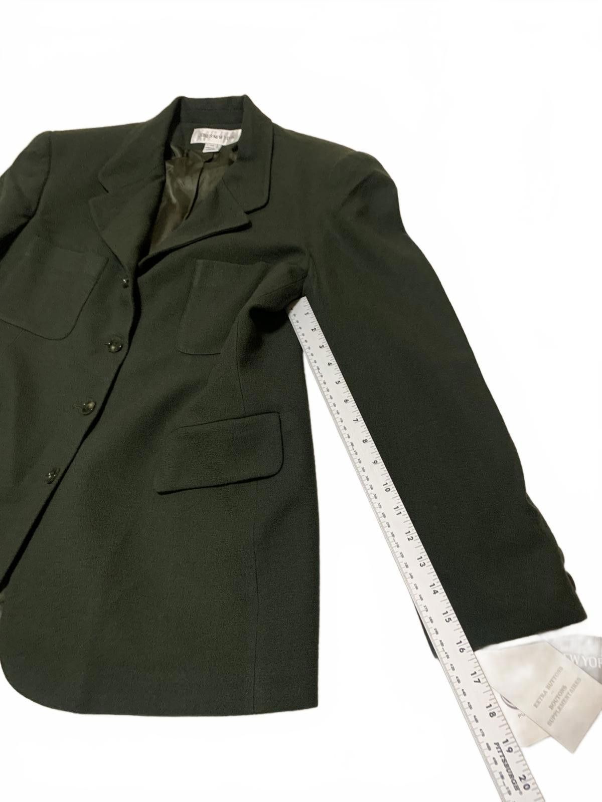 Jones New York VTG Jones New York Women's 14 Olive Wool Blazer USA Size XL / US 12-14 / IT 48-50 - 8 Thumbnail