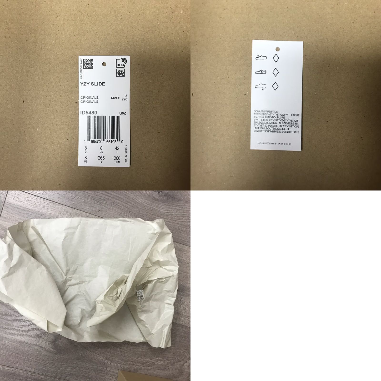 Yeezy Yeezy Slide Box Size Men's 8 BOX ONLY Size US 8 / EU 41 - 9 Thumbnail
