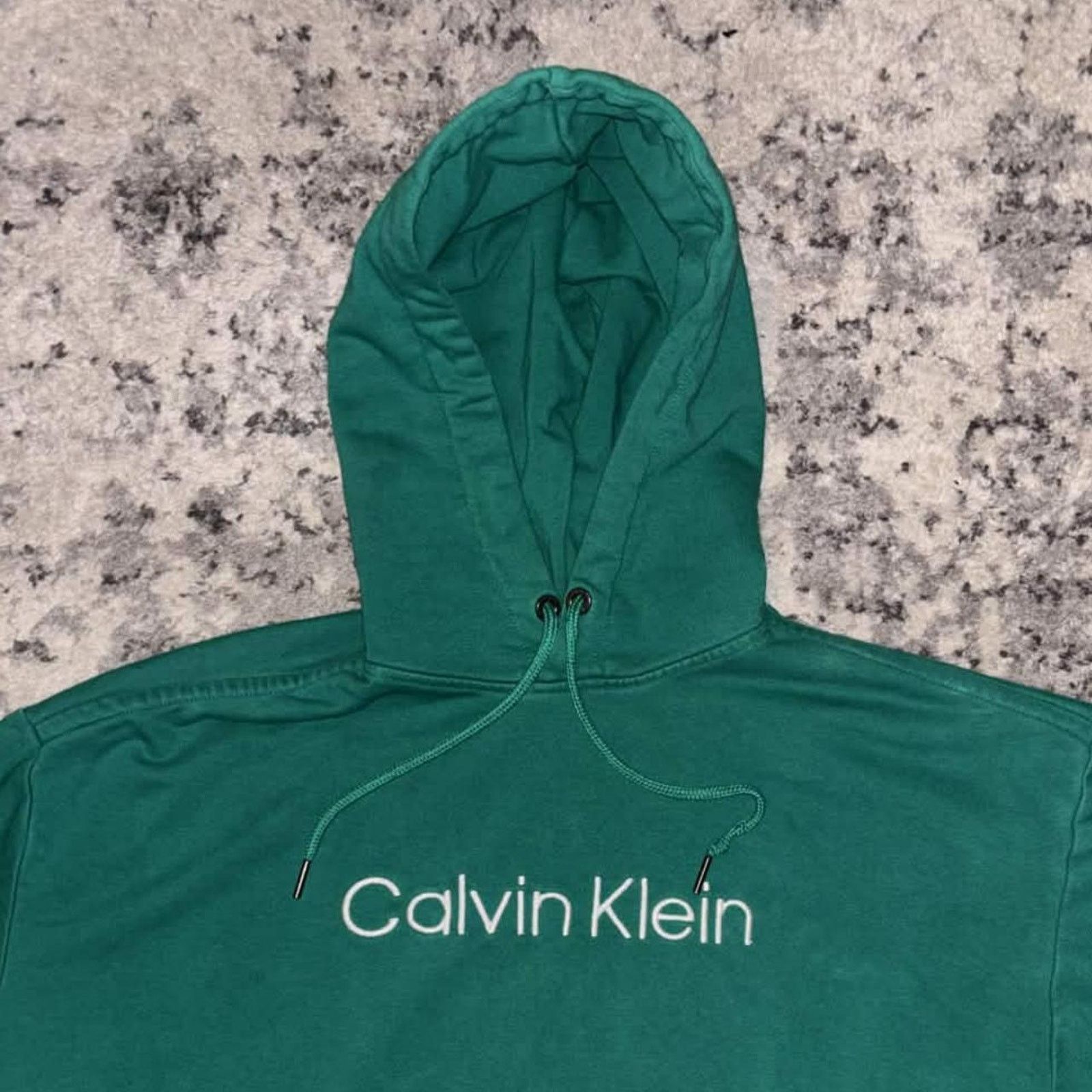 Calvin Klein Calvin Klein Embroidered Spell Out Hoodie Size US M / EU 48-50 / 2 - 2 Thumbnail