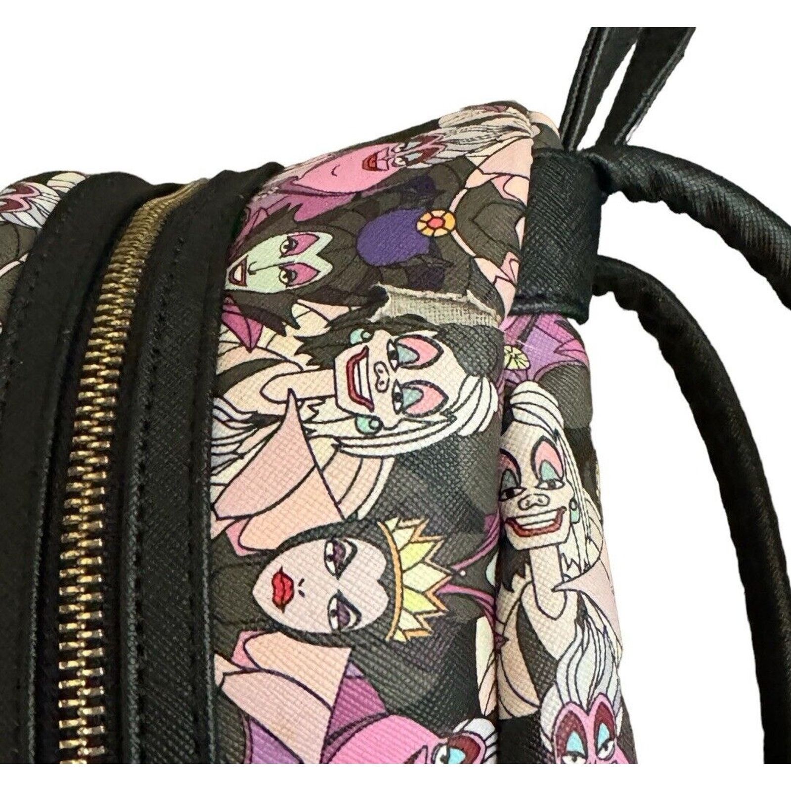 Disney DISNEY LOUNGEFLY Villains Backpack Ursula Cruella Maleficent Size ONE SIZE - 8 Thumbnail