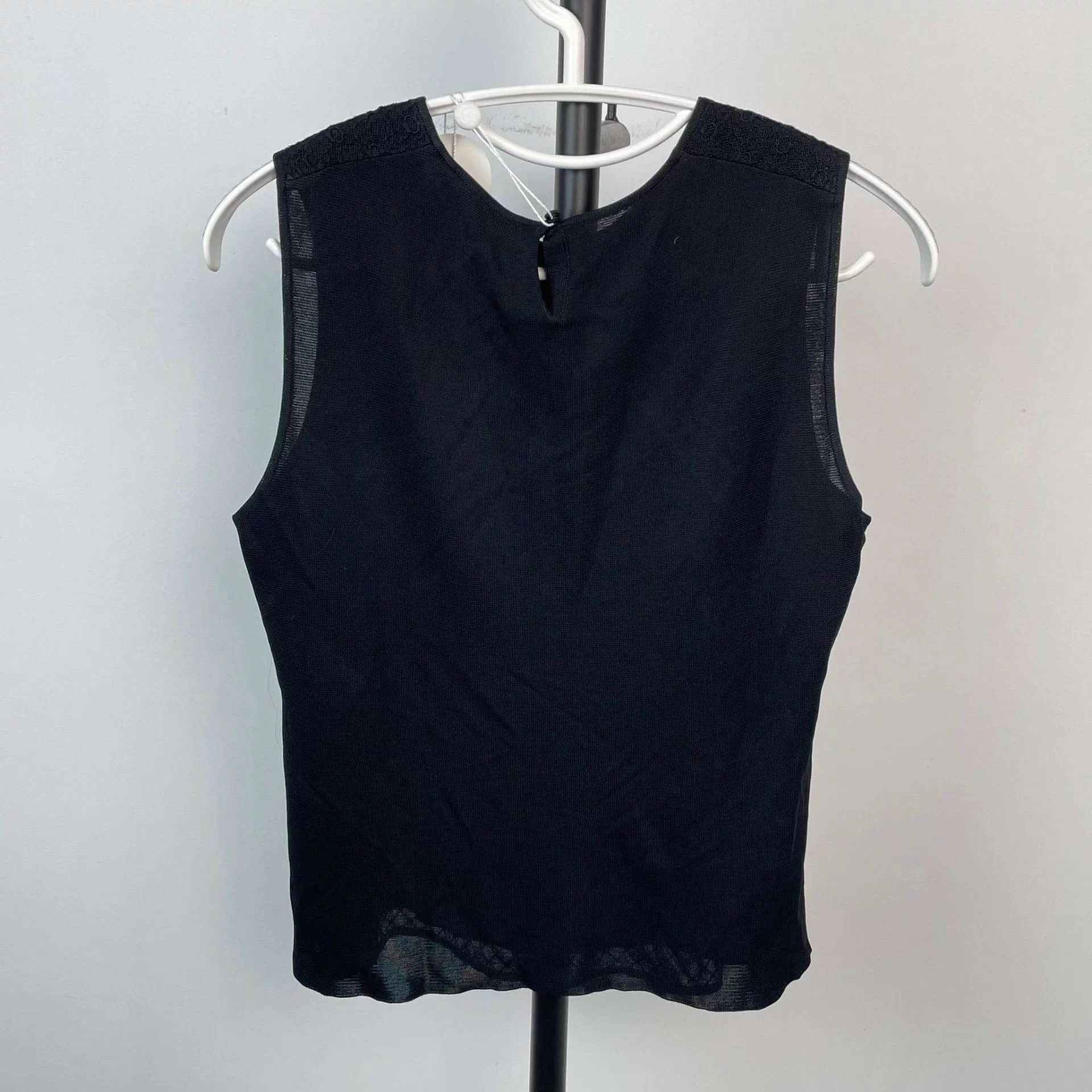 Dior Dior blend sleeveless top 38 black Size S / US 4 / IT 40 - 1 Thumbnail
