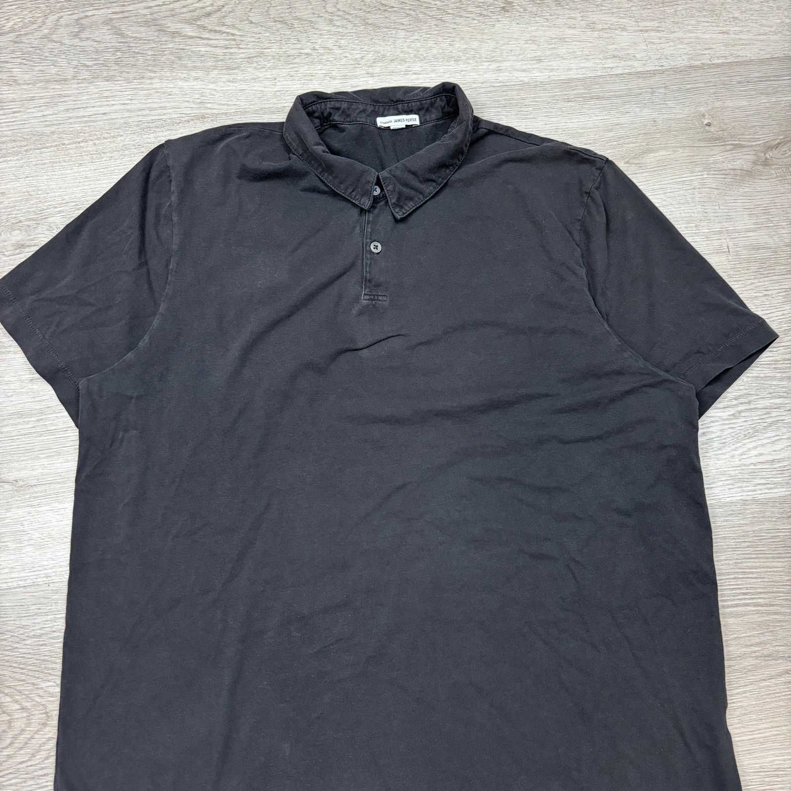 James Perse Standard James Perse Supima Polo Shirt Men's 4/XL Minimalist Size US XL / EU 56 / 4 - 2 Thumbnail