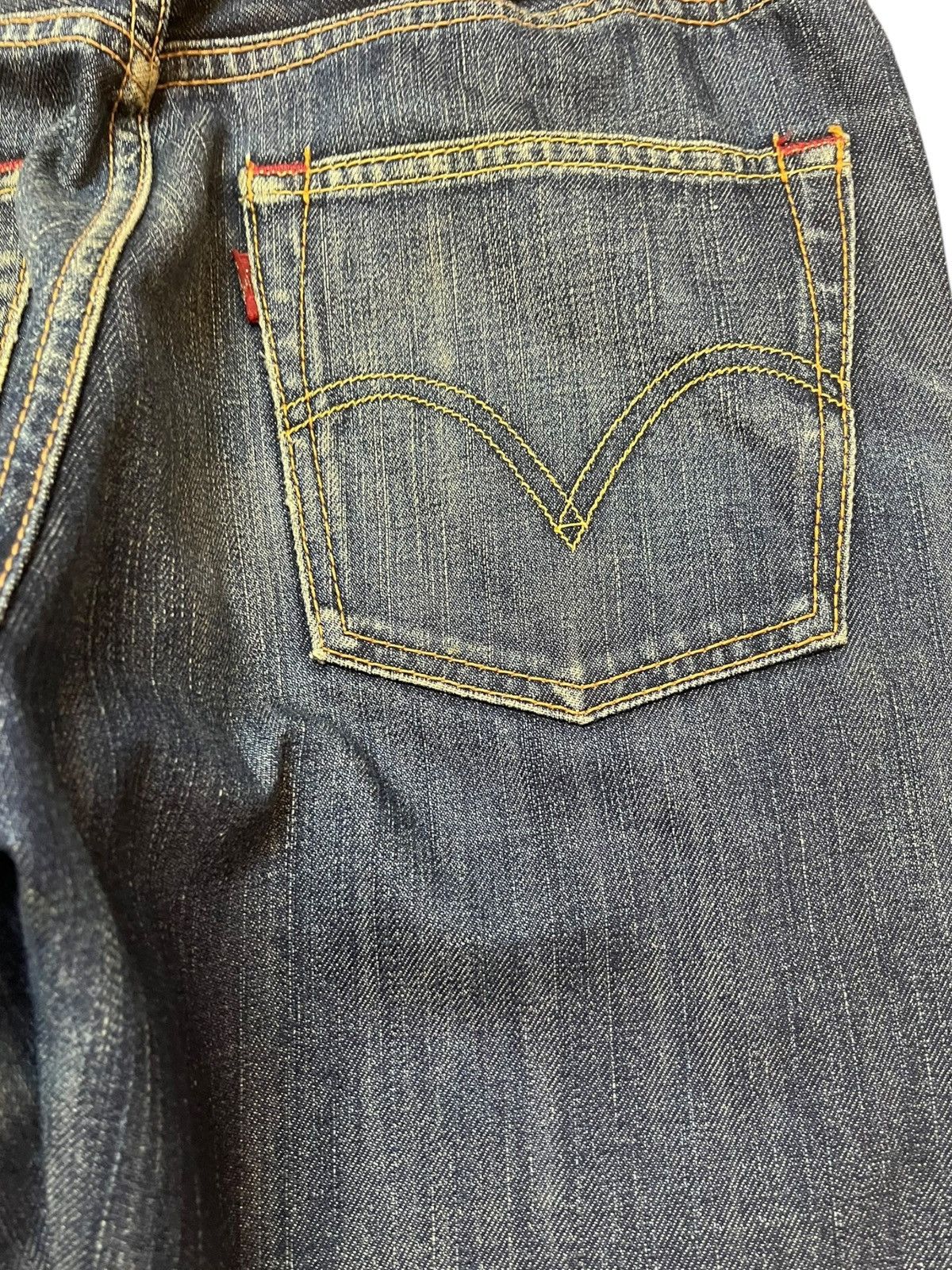 Levi's Vintage Clothing Vintage Levi’s 703 Whiskering Straight Cut Denim Size US 30 / EU 46 - 7 Thumbnail