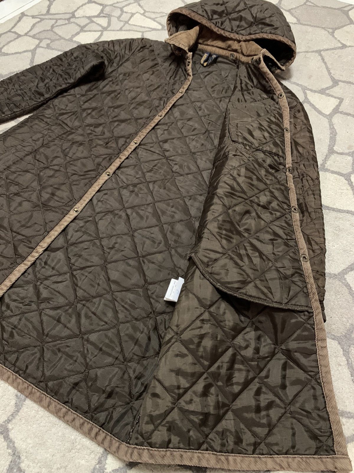Designer × Lavenham × Vintage Lavenham Long Quilted Parka Jacket Vintage Size S / US 4 / IT 40 - 9 Thumbnail