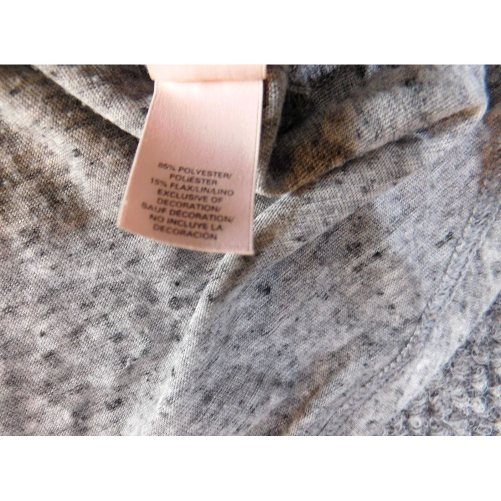 Victoria's Secret Victoria's Secret Pajama Top Womens XS Gray Plaid Long Sleeve Camisole Cotton Polyester Nightwear Size XS / US 0-2 / IT 36-38 - 7 Thumbnail