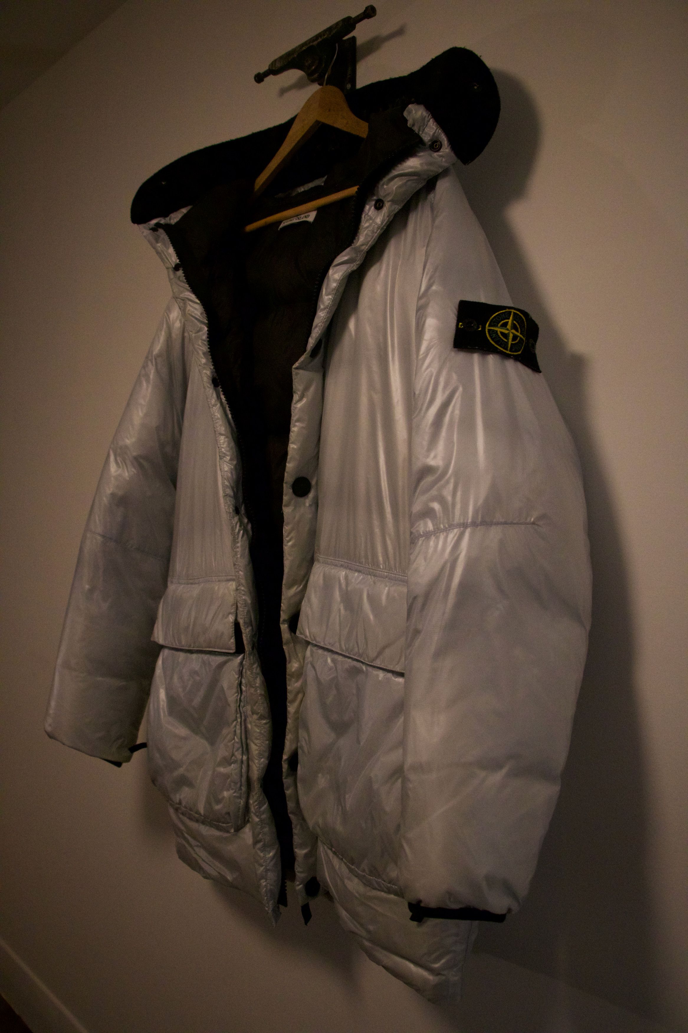 Stone Island Stone Island Ice blue Down Jacket Size US L / EU 52-54 / 3 - 3 Thumbnail