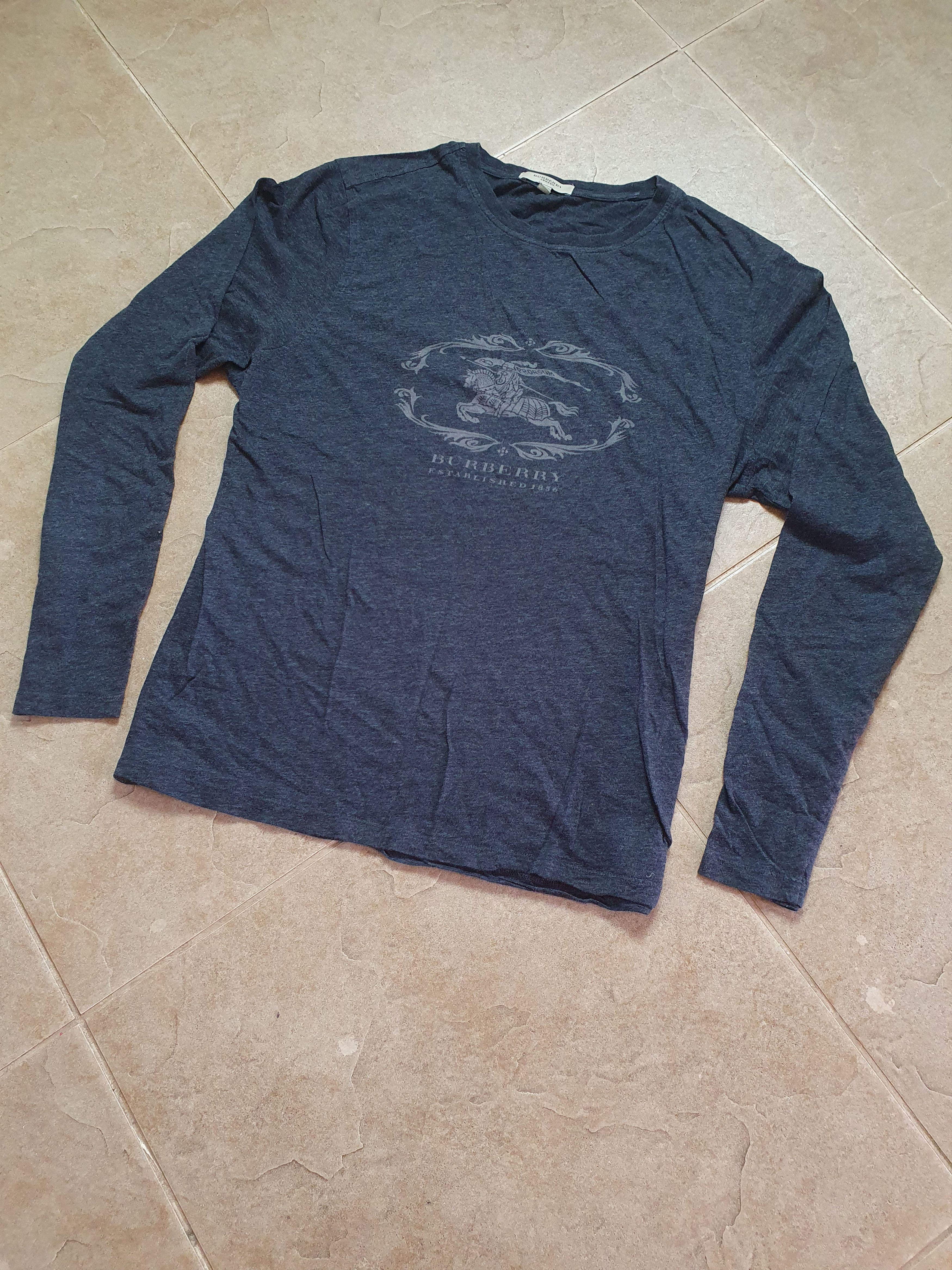 Burberry Vintage women's sweatshirt Burberry London Logo Longsleeve Size L / US 10 / IT 46 - 4 Thumbnail