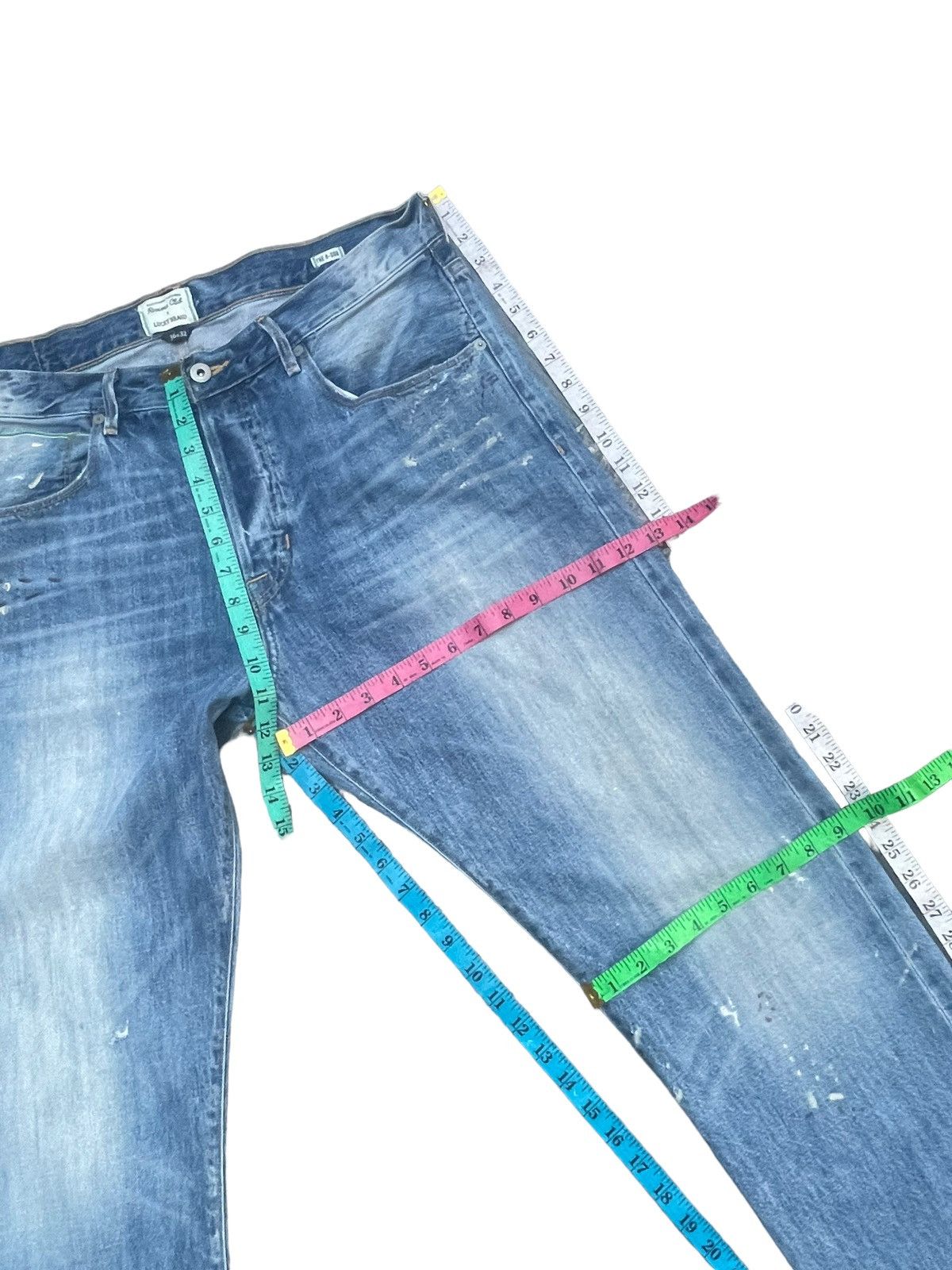 Lucky Brand Riviera Club x Lucky Brand The B Dog Selvedge Denim Size US 37 - 23 Thumbnail