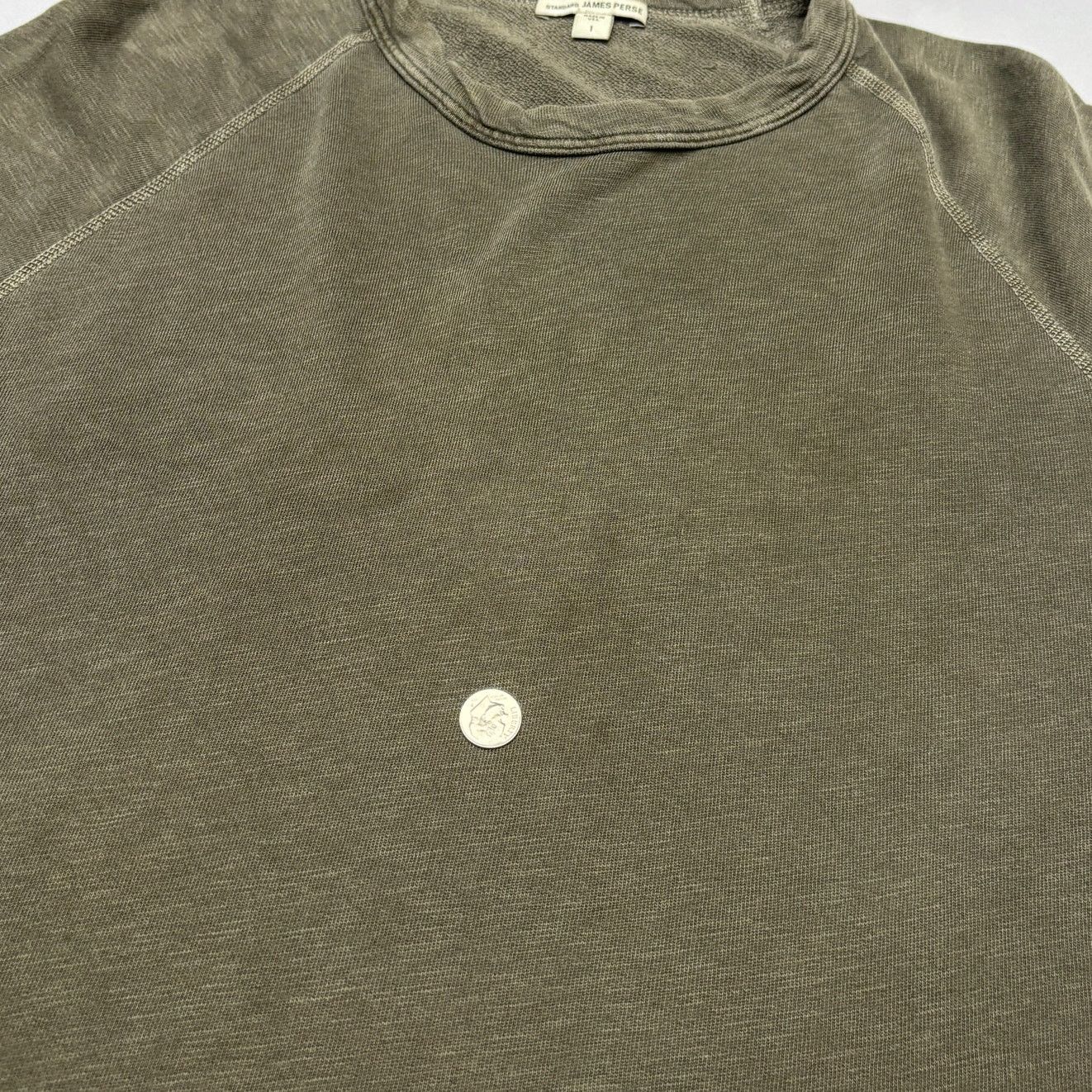 James Perse Standard James Perse Vintage French Terry Sweatshirt Men's 1 Size US S / EU 44-46 / 1 - 8 Thumbnail