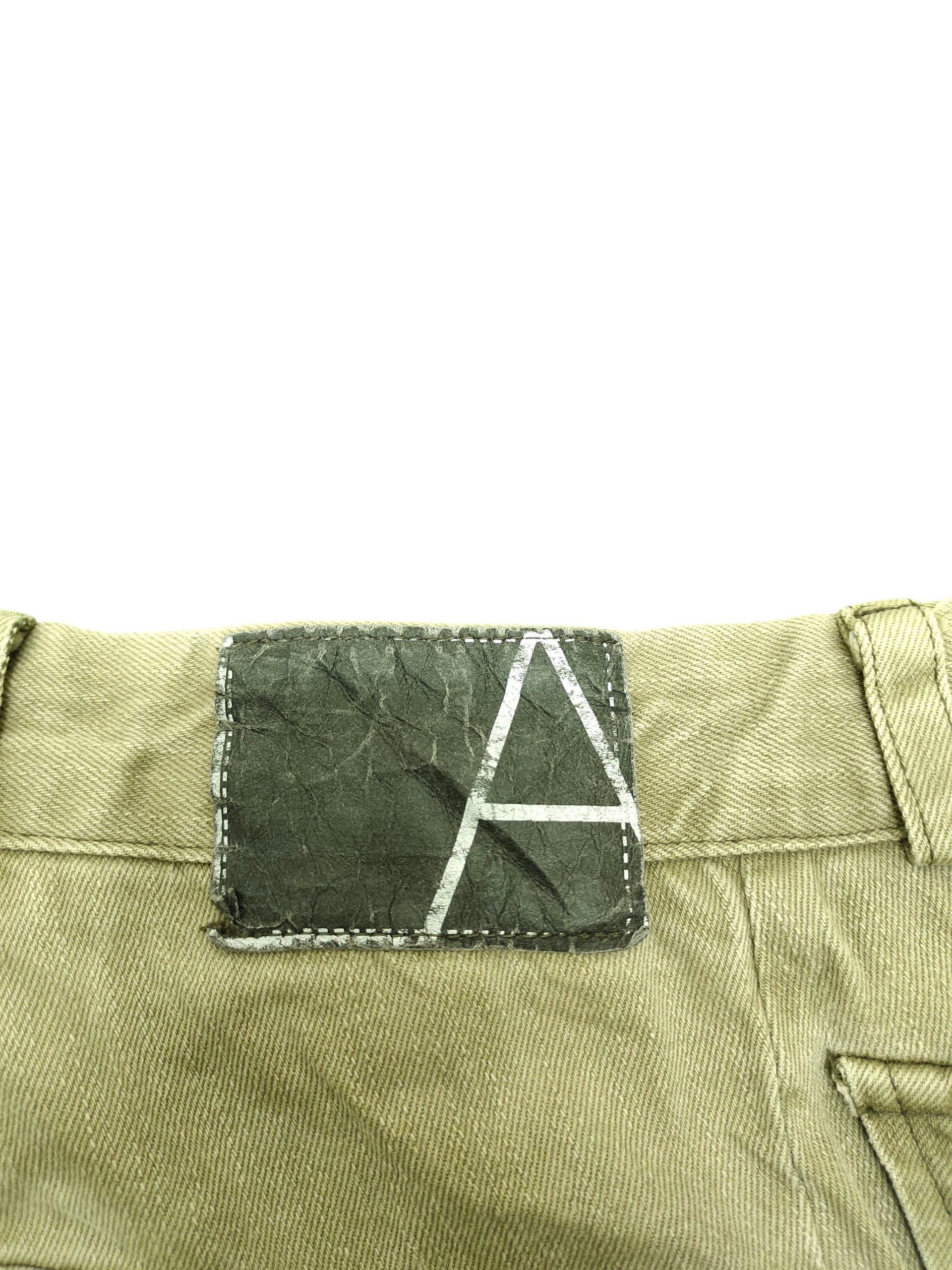 Lad Musician Lad Musican Archive Olive Green Multi Pocket Cargo Utility Size US 31 - 3 Thumbnail