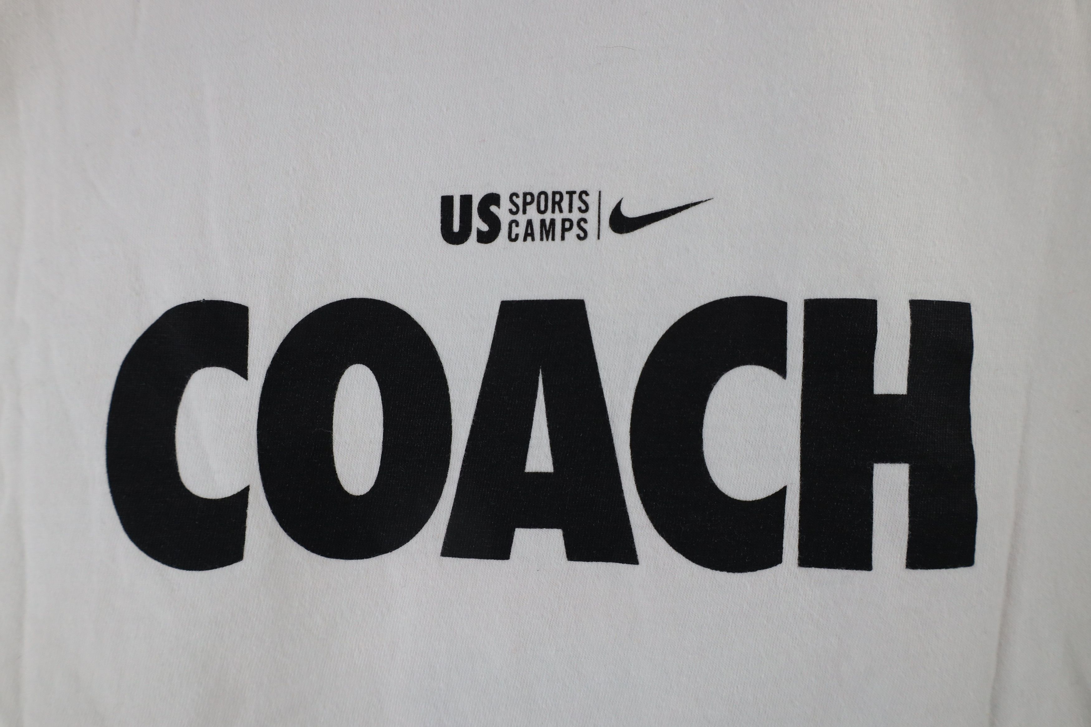 Nike × Vintage Nike Out Center Swoosh Lacrosse Camp Short Sleeve T-Shirt Size US M / EU 48-50 / 2 - 8 Thumbnail
