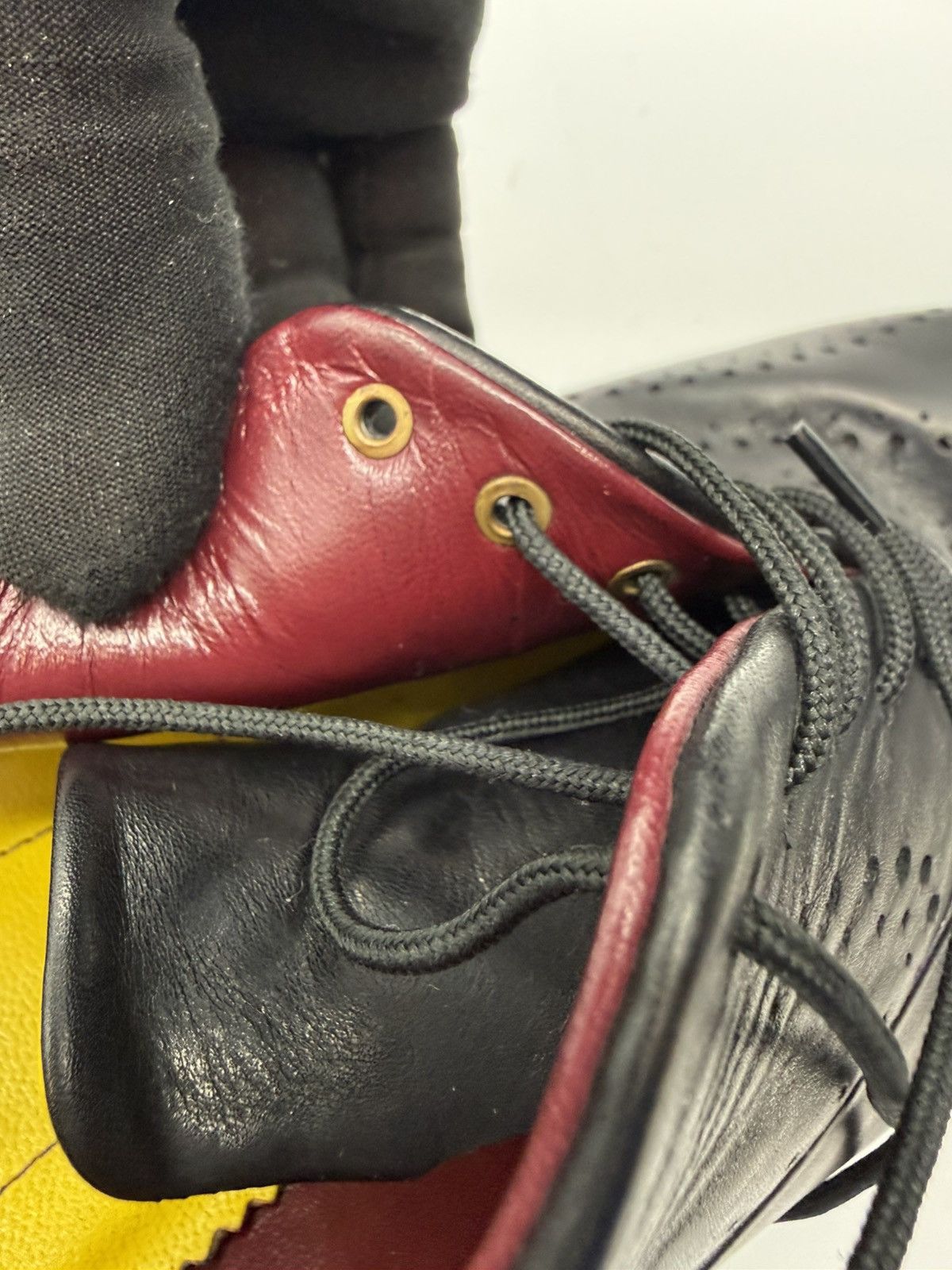 Kenzo KENZO HOMME-Roy Krejberg Era-Sculpted-Black Brogue Oxfords Size US 10.5 / EU 43-44 - 19 Thumbnail