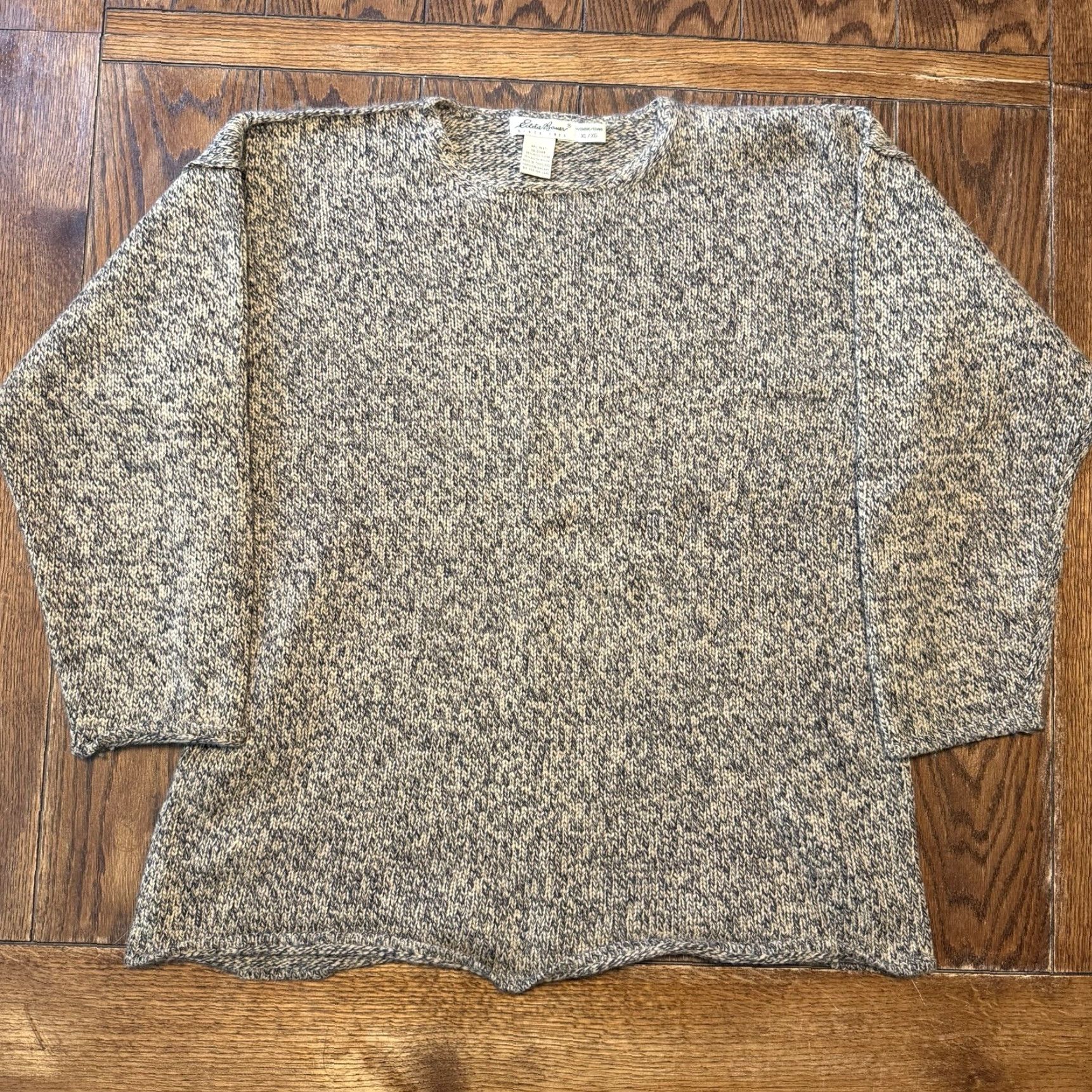 Eddie Bauer VINTAGE Eddie Bauer Wool Crewneck Sweater Women XL Brown Size XL / US 12-14 / IT 48-50 - 2 Thumbnail
