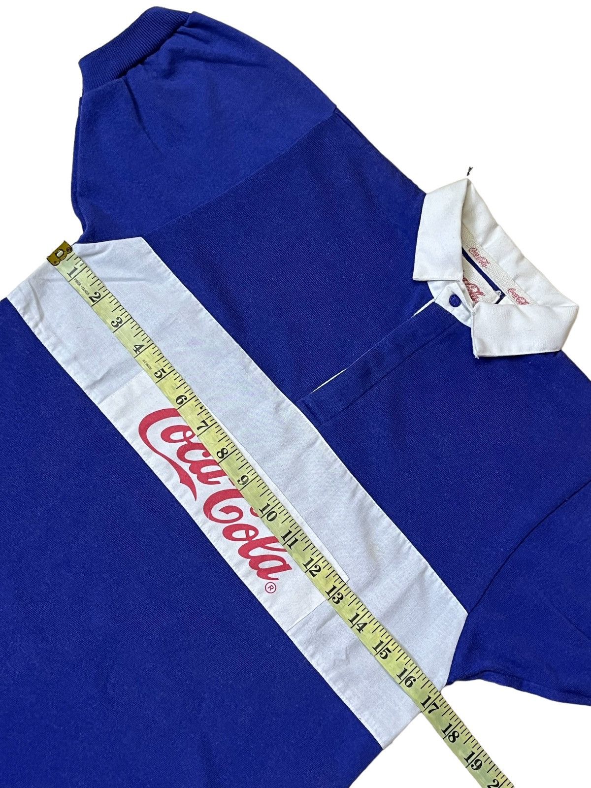 Coca Cola VINTAGE KIDS COCA COLA RUGBY SHORT SLEEVE SHIRT Size US XXS / EU 40 - 7 Thumbnail